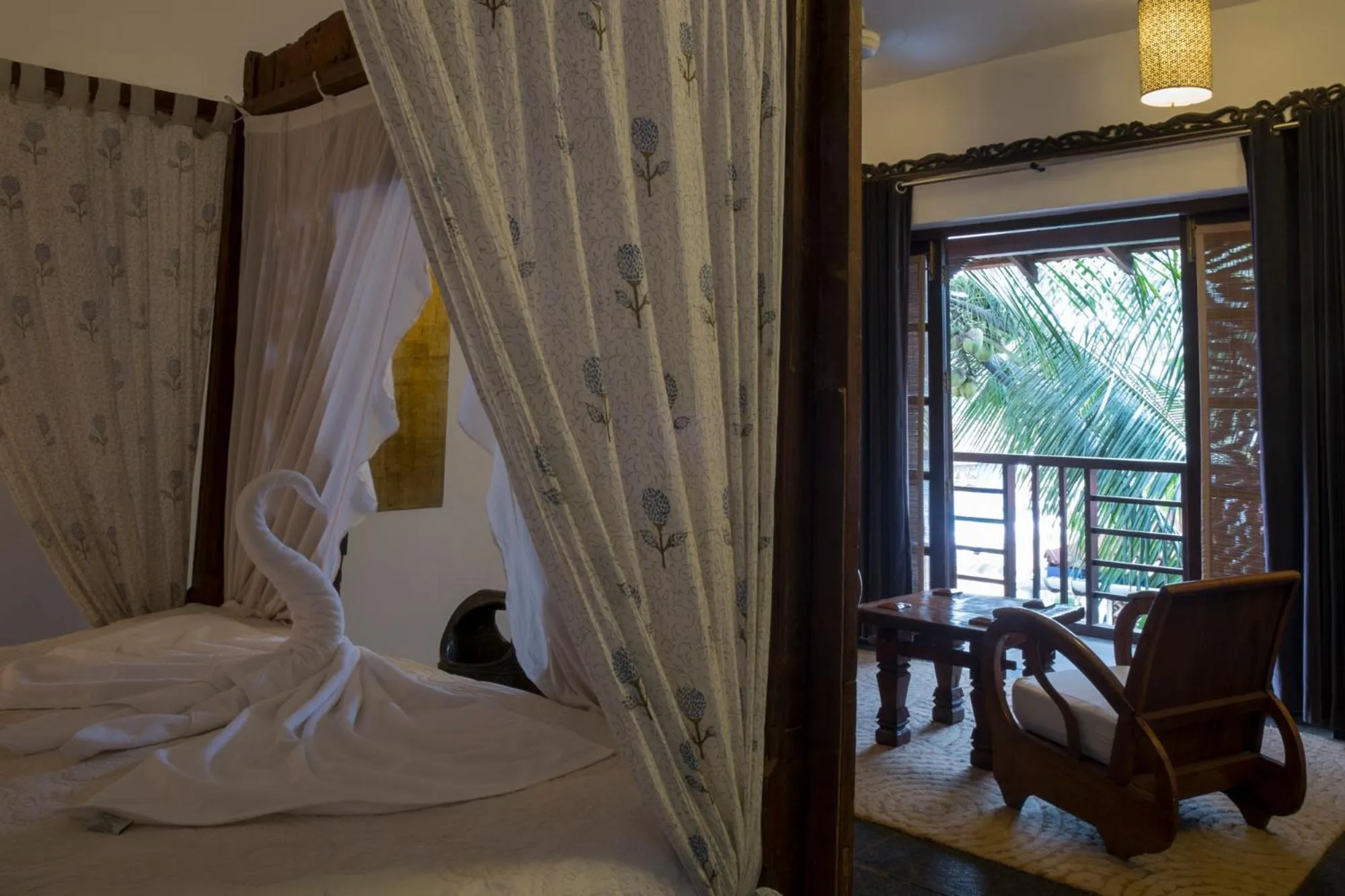 Balcony/Terrace, Bed in Casa Baga