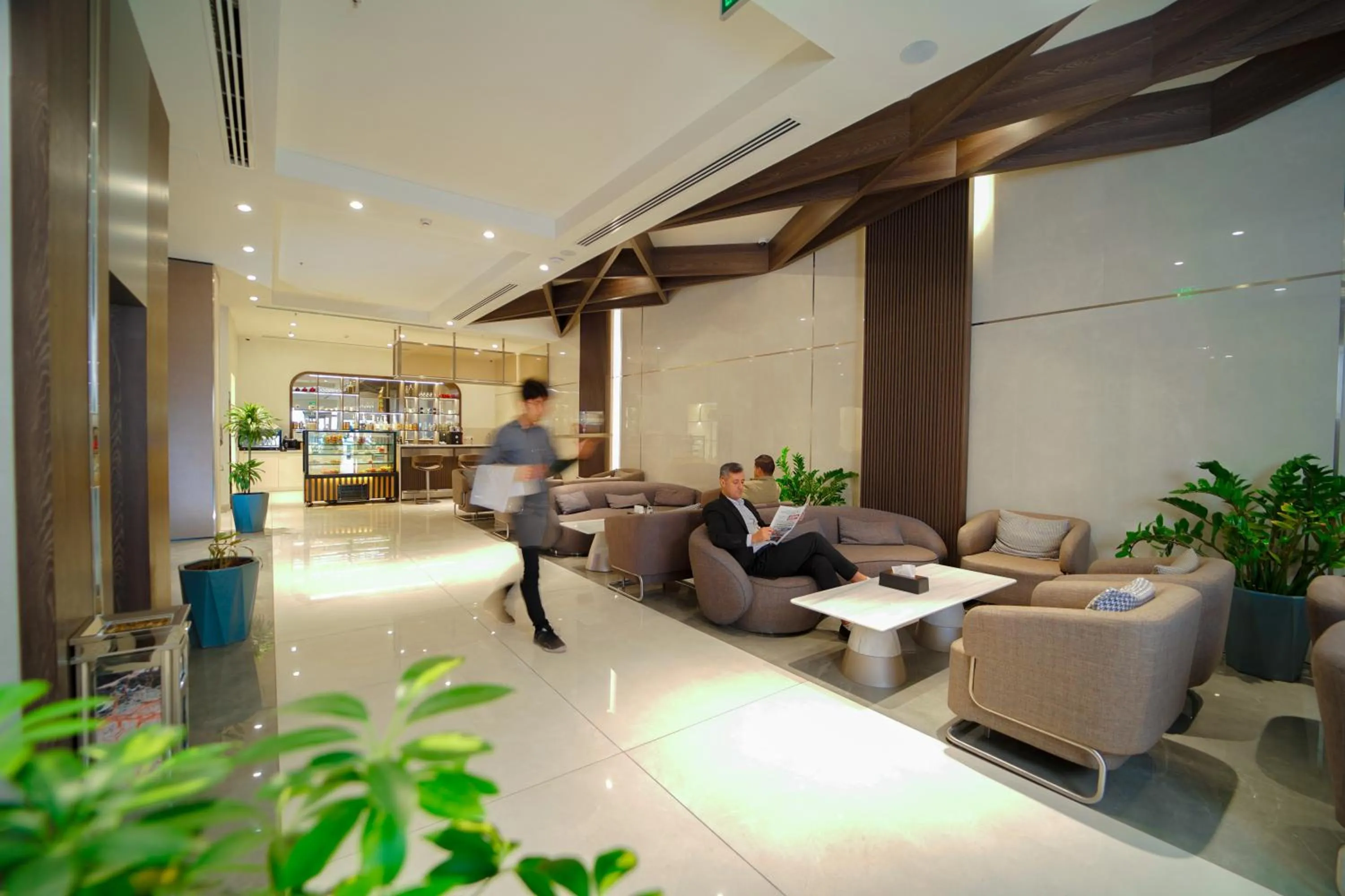 Lobby or reception in Darin Plaza Hotel