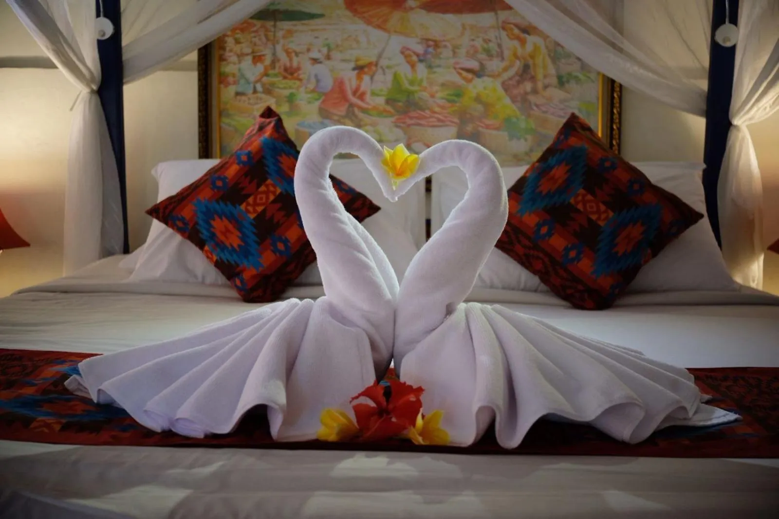 Bedroom, Bed in Puri Cendana Resort Bali