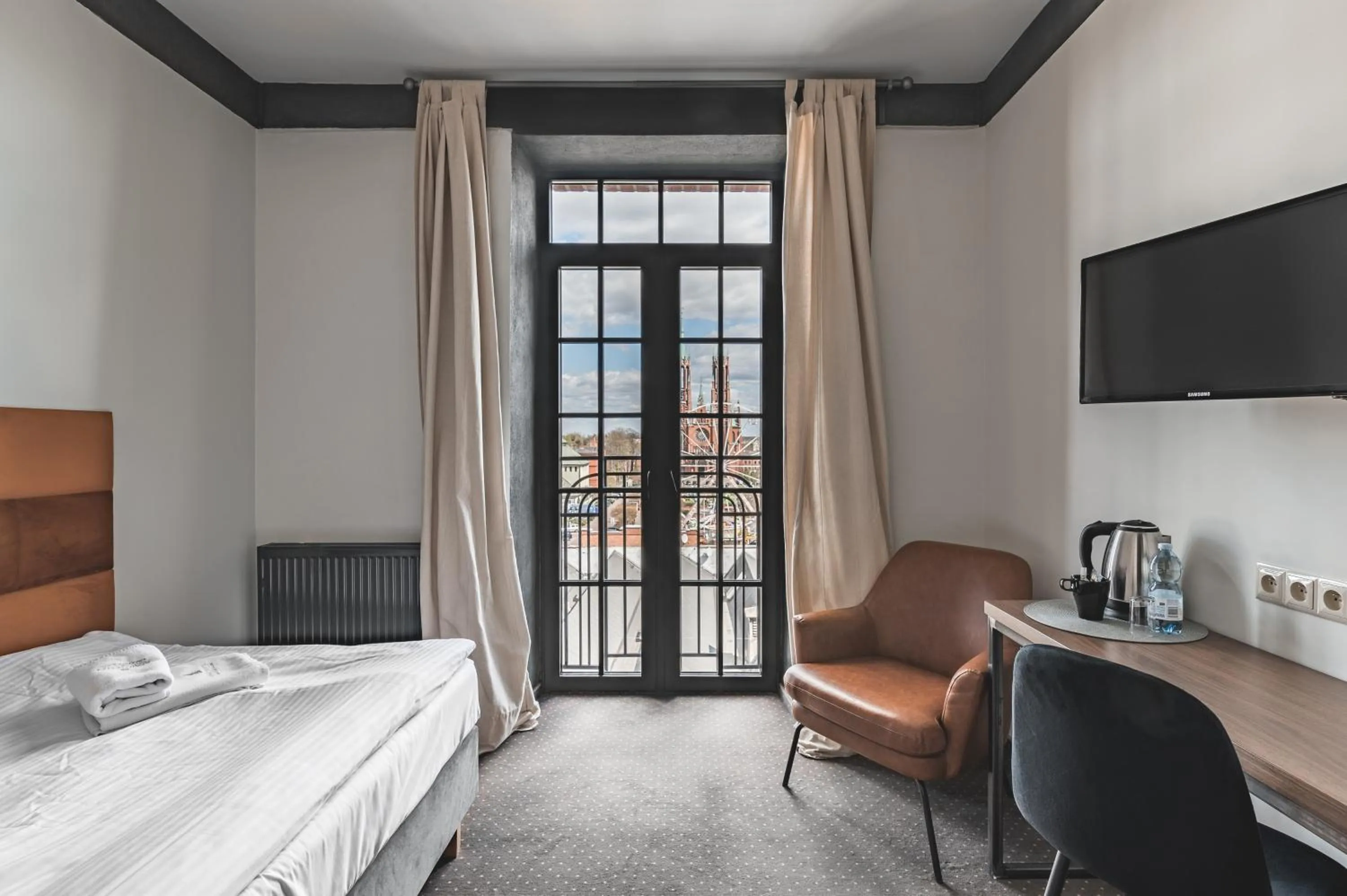 Bed in Aparthotel Stara Przędzalnia