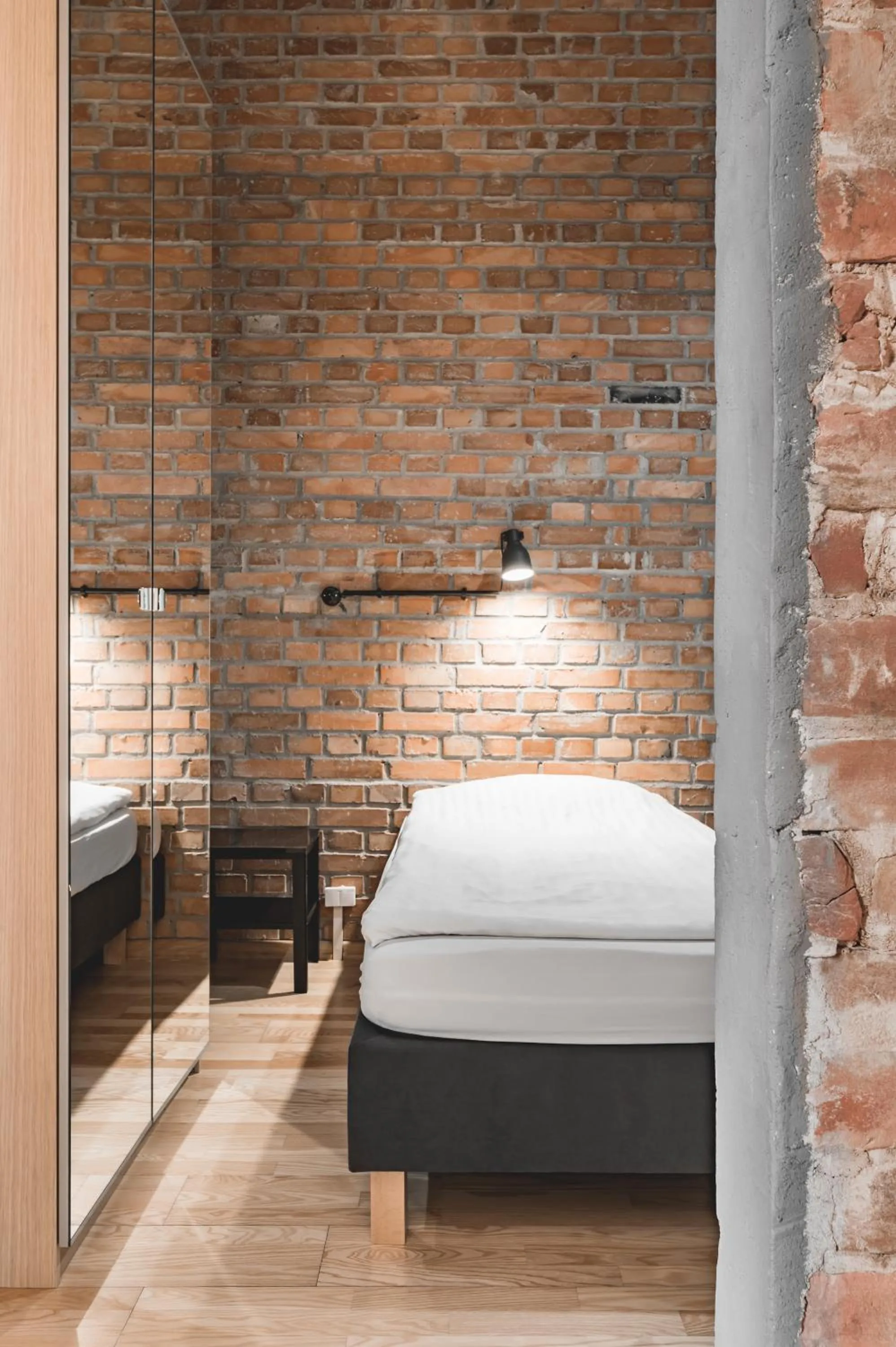 Bed in Aparthotel Stara Przędzalnia