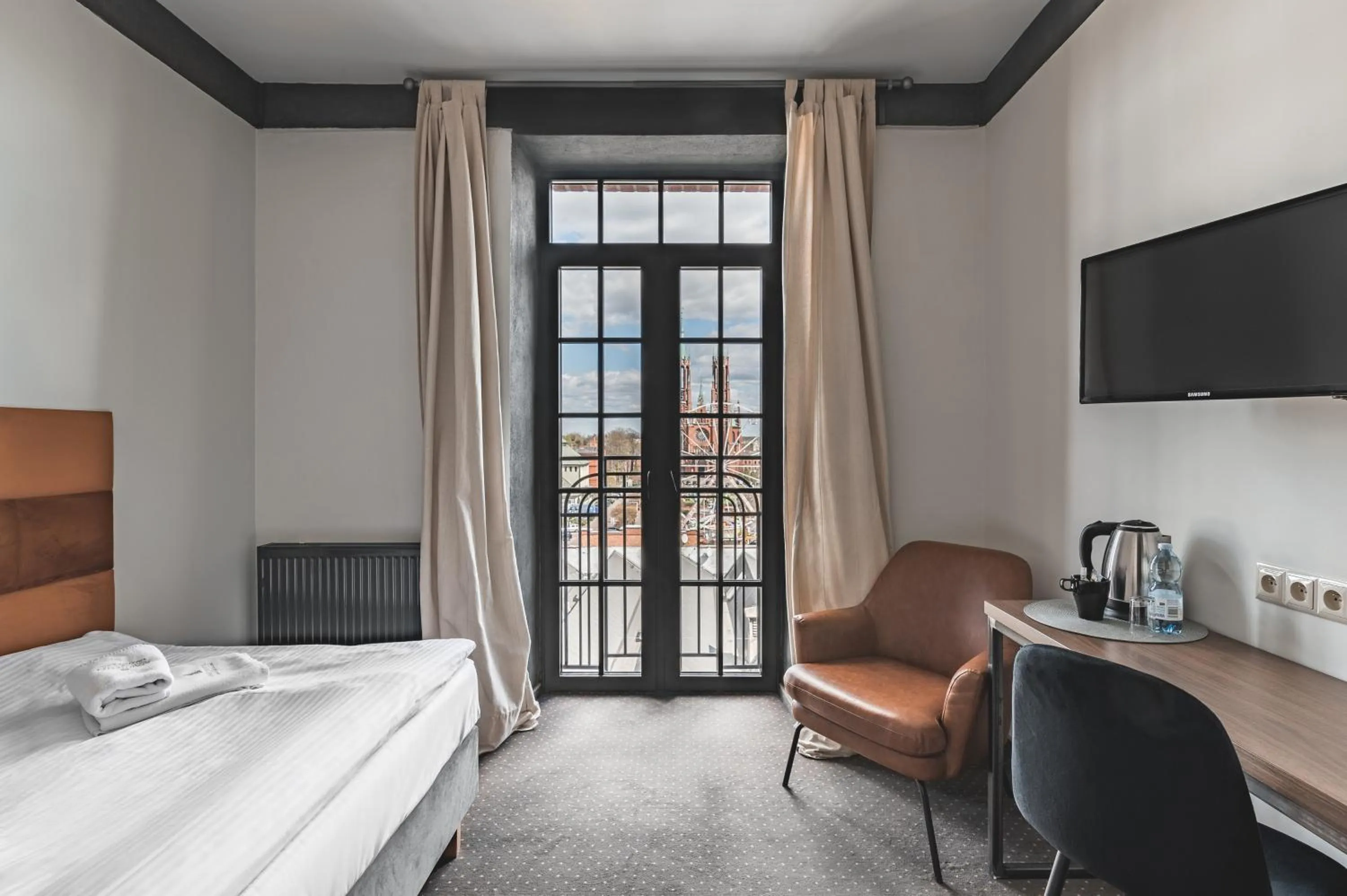 Bed in Aparthotel Stara Przędzalnia