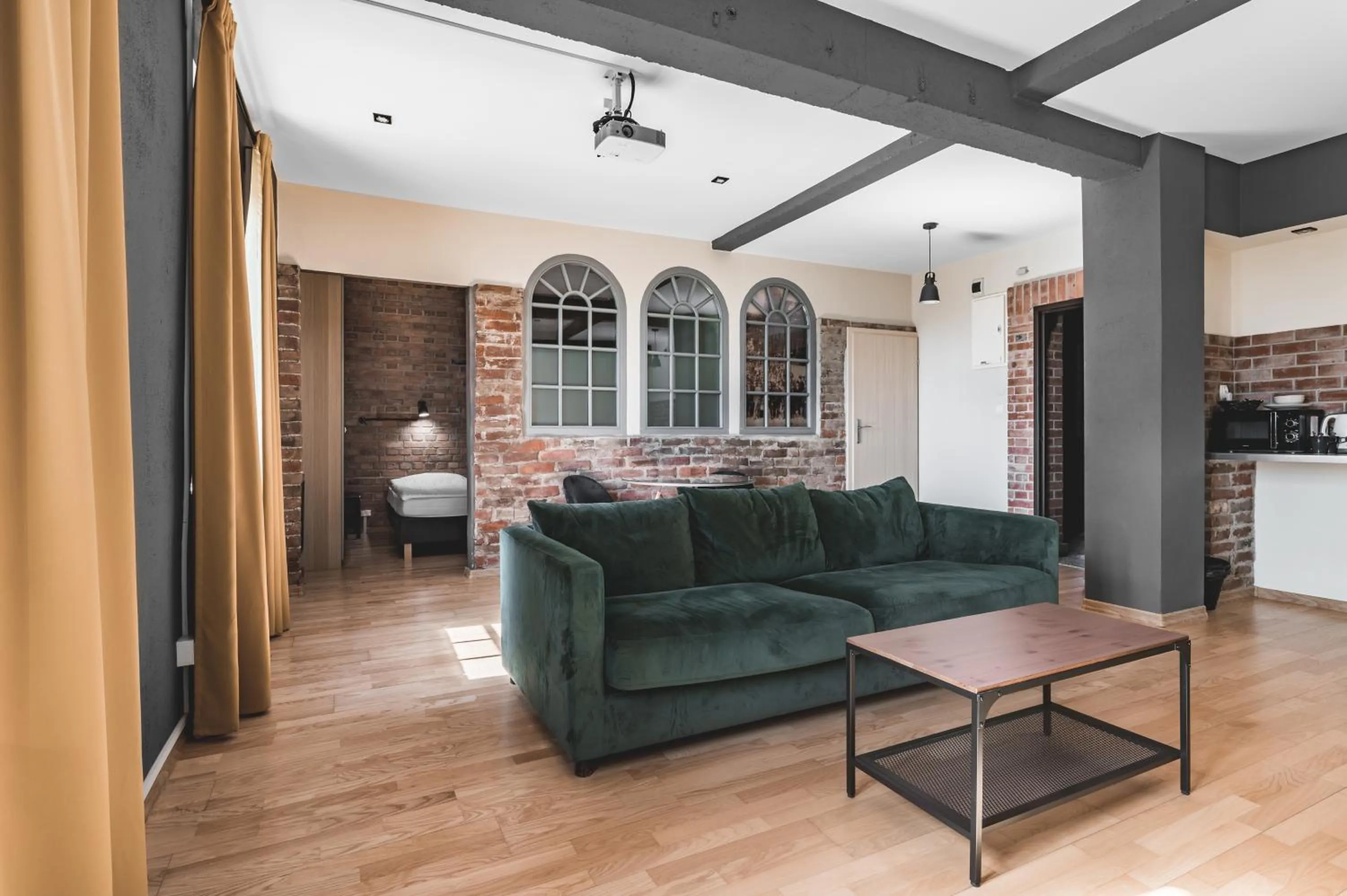 Living room in Aparthotel Stara Przędzalnia