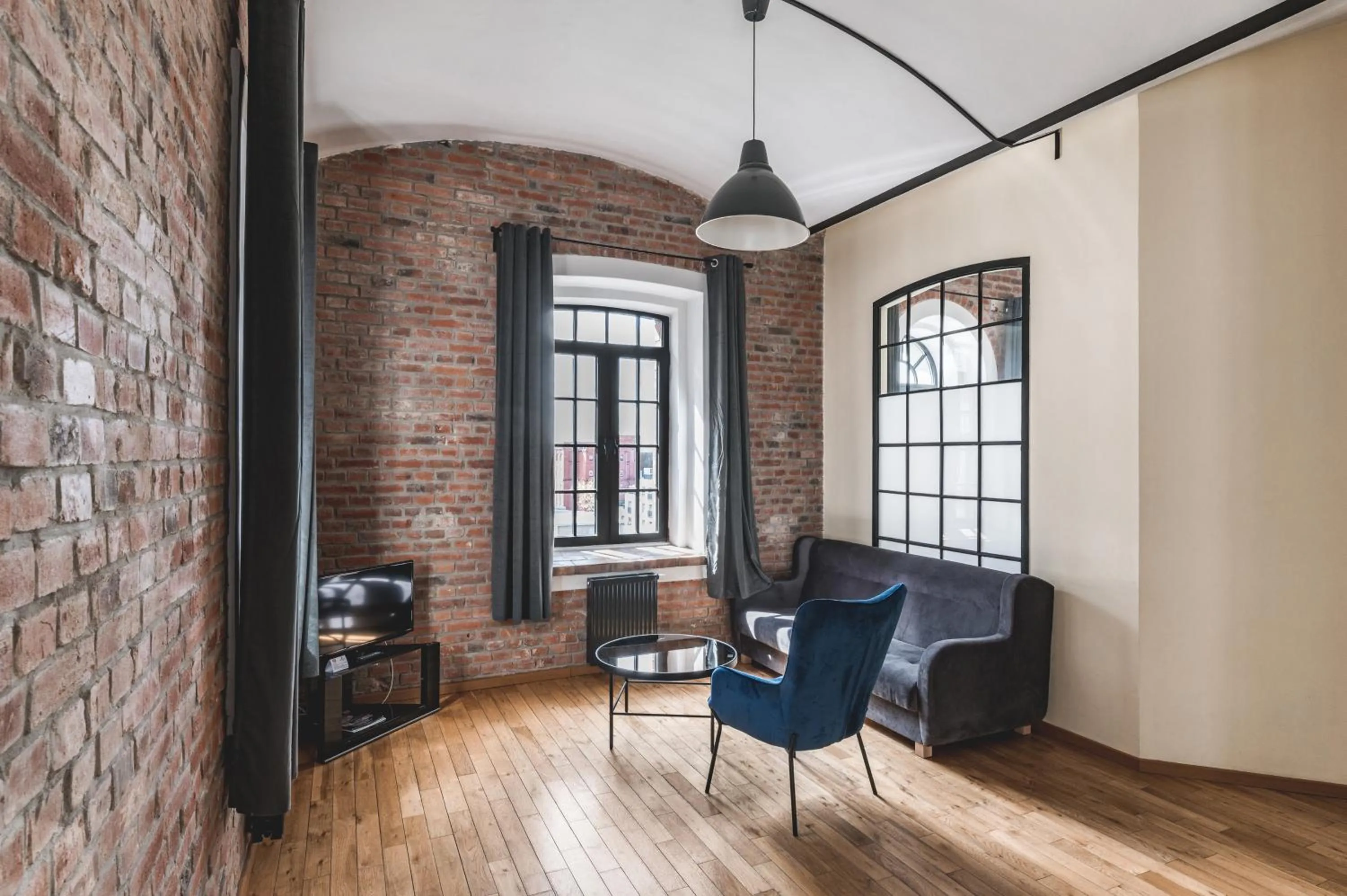 Living room in Aparthotel Stara Przędzalnia