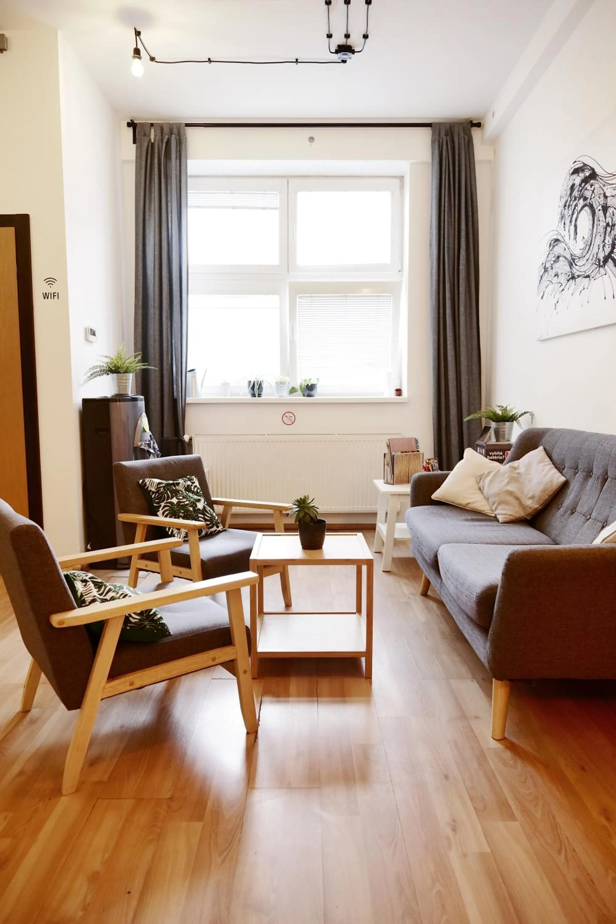 Communal lounge/ TV room in Schöndorf Hostel - virtual reception