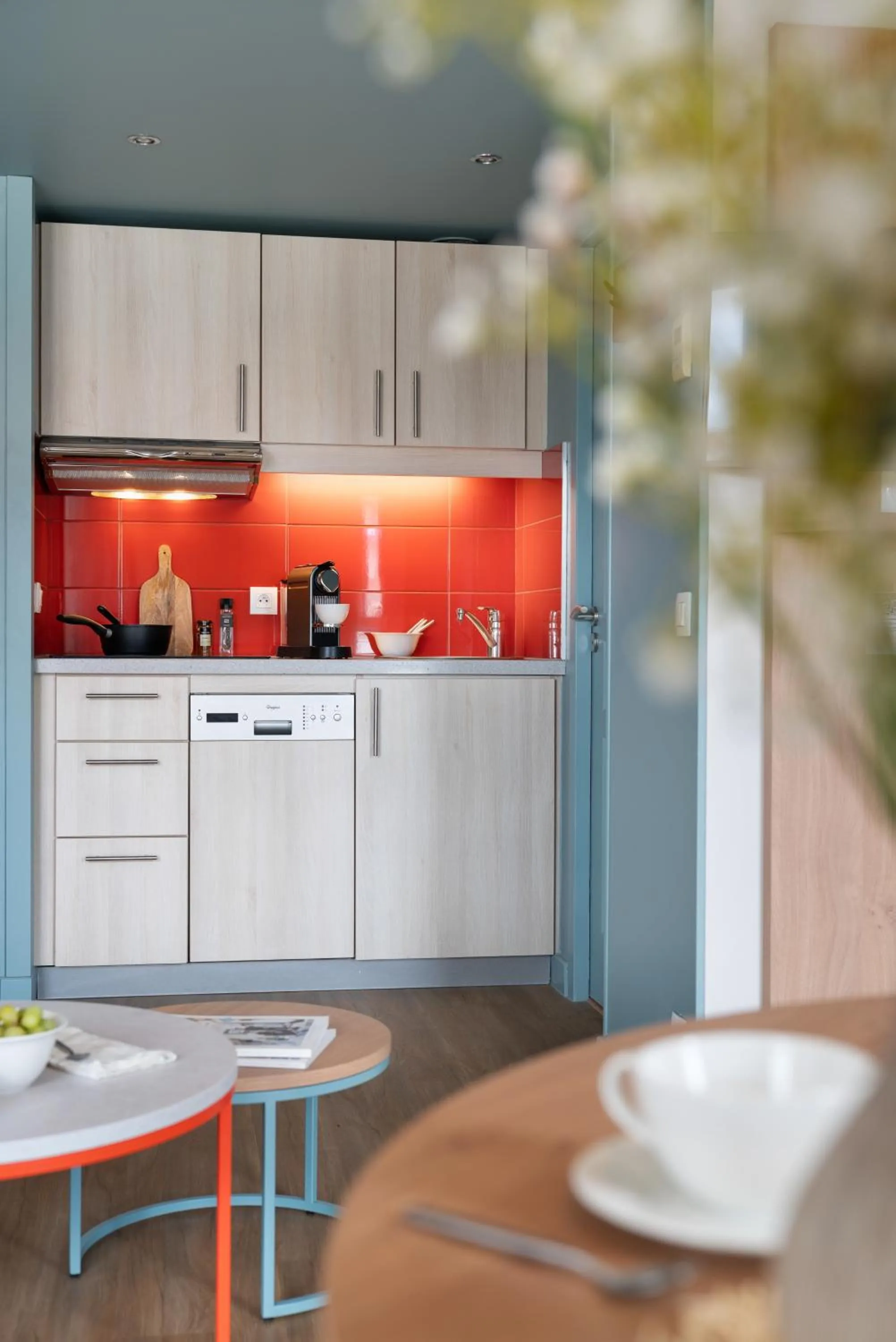 Kitchen or kitchenette in Résidence Pierre & Vacances Premium Haguna