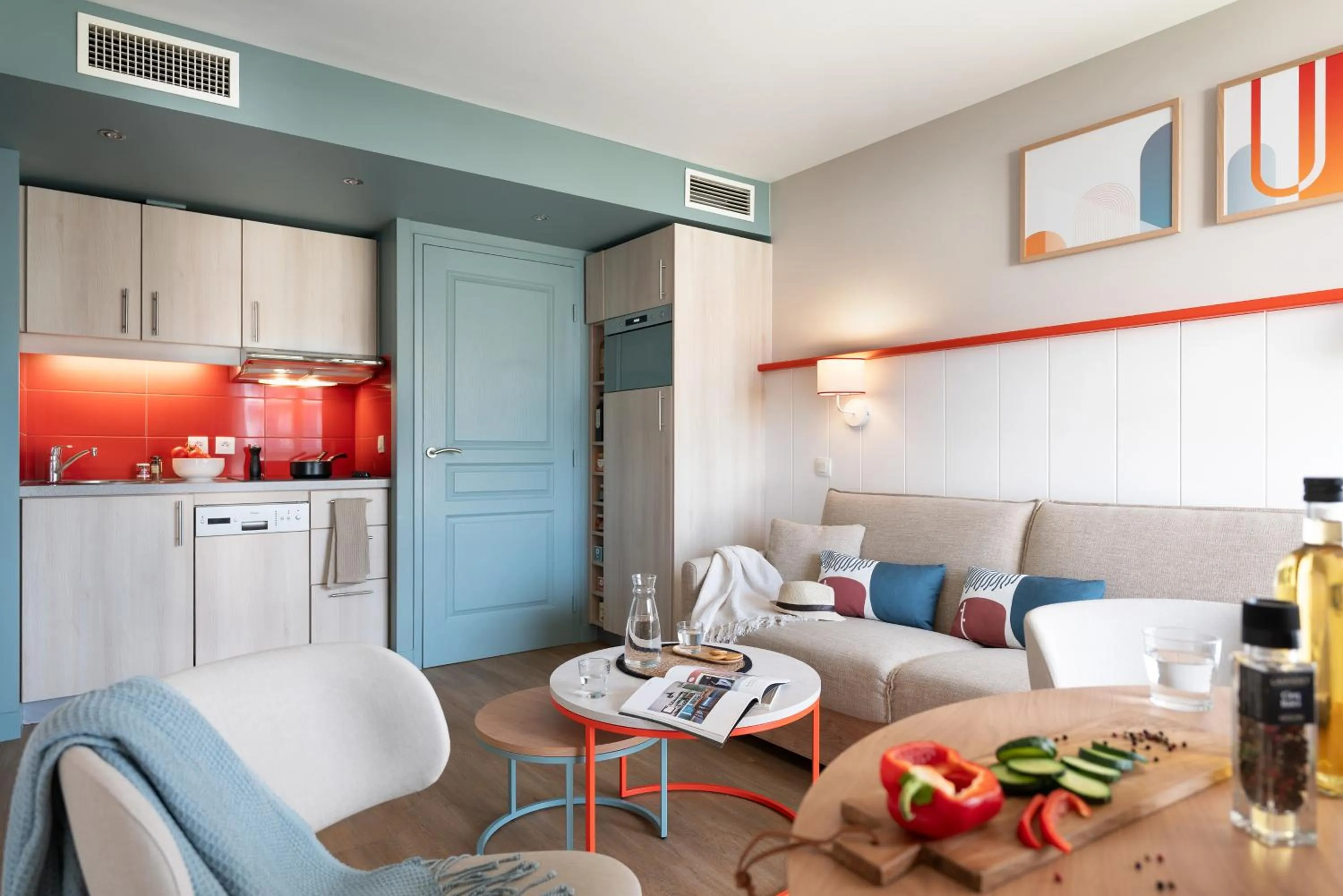 Kitchen or kitchenette in Résidence Pierre & Vacances Premium Haguna