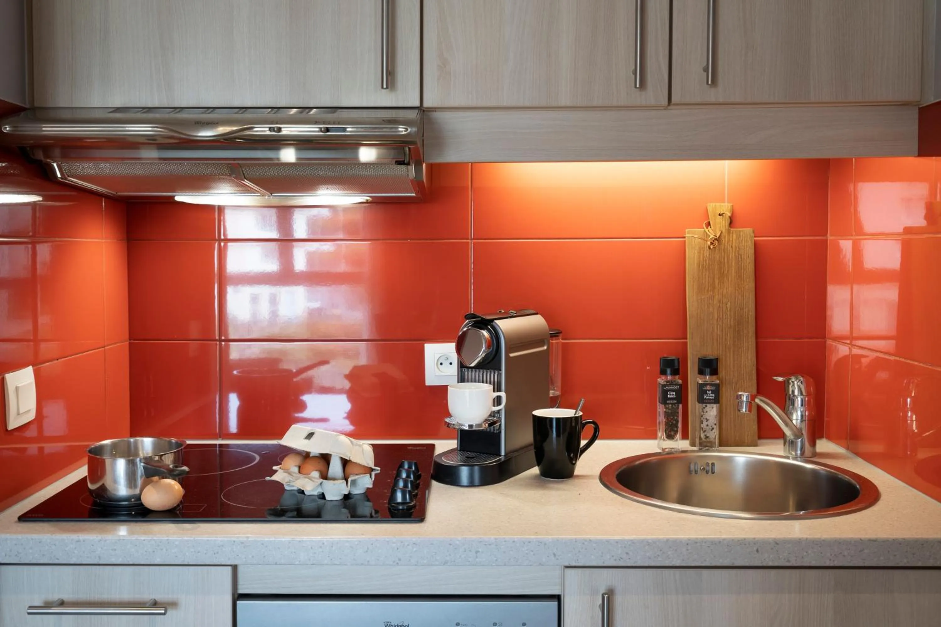 Coffee/tea facilities in Résidence Pierre & Vacances Premium Haguna