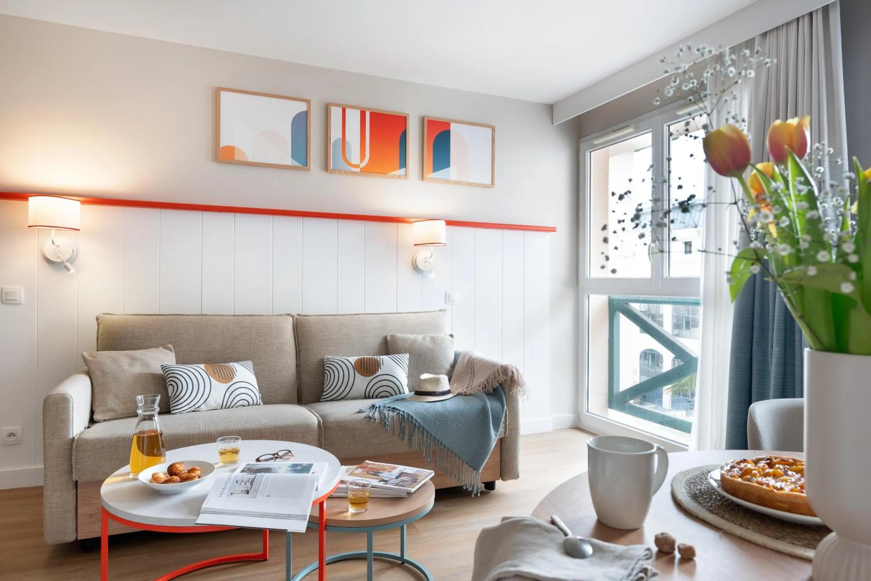 Living room in Résidence Pierre & Vacances Premium Haguna