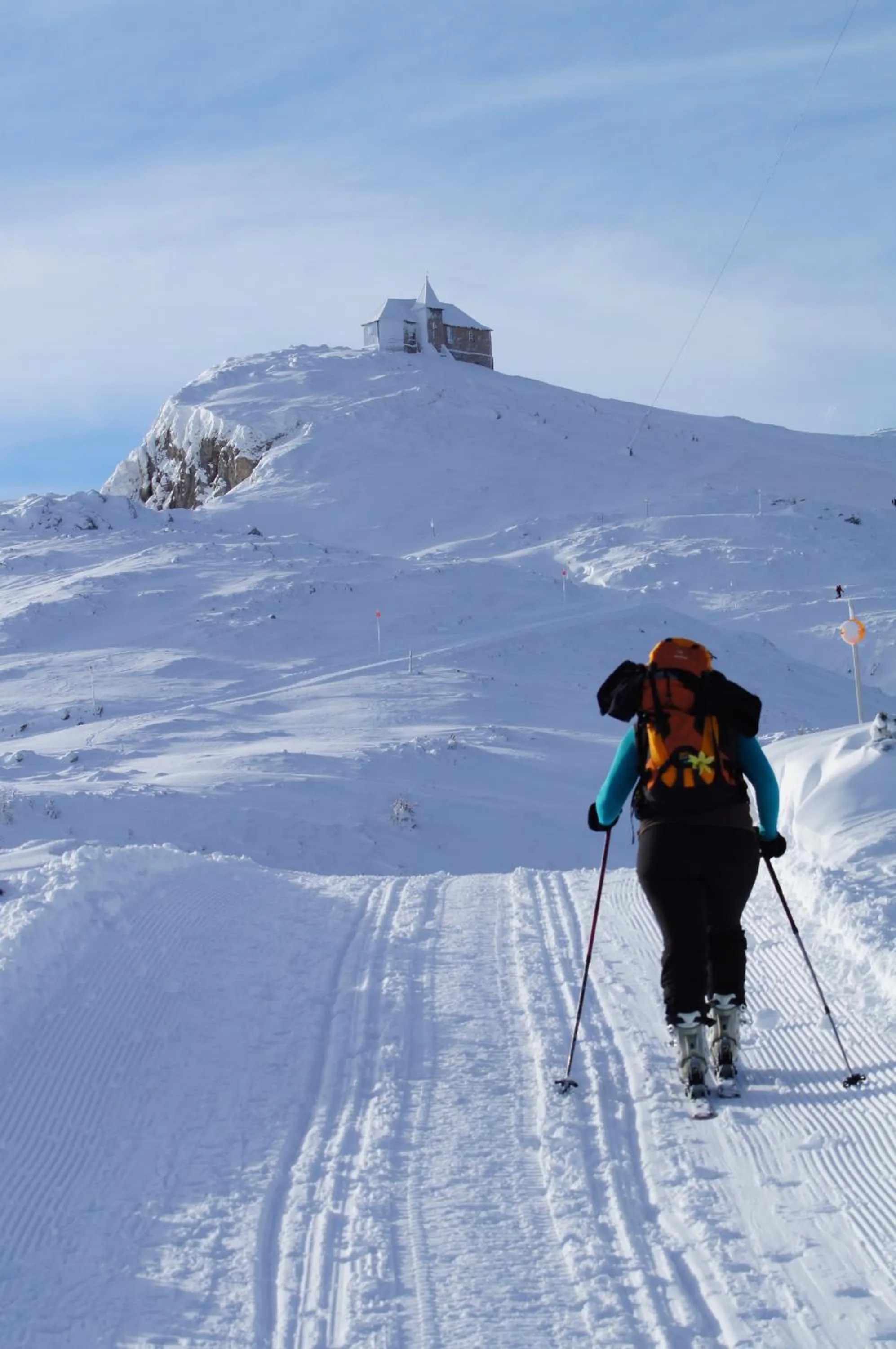 Skiing in Hotel Zollner
