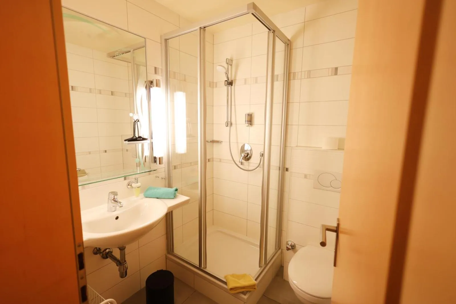 Shower in Hotel Zollner