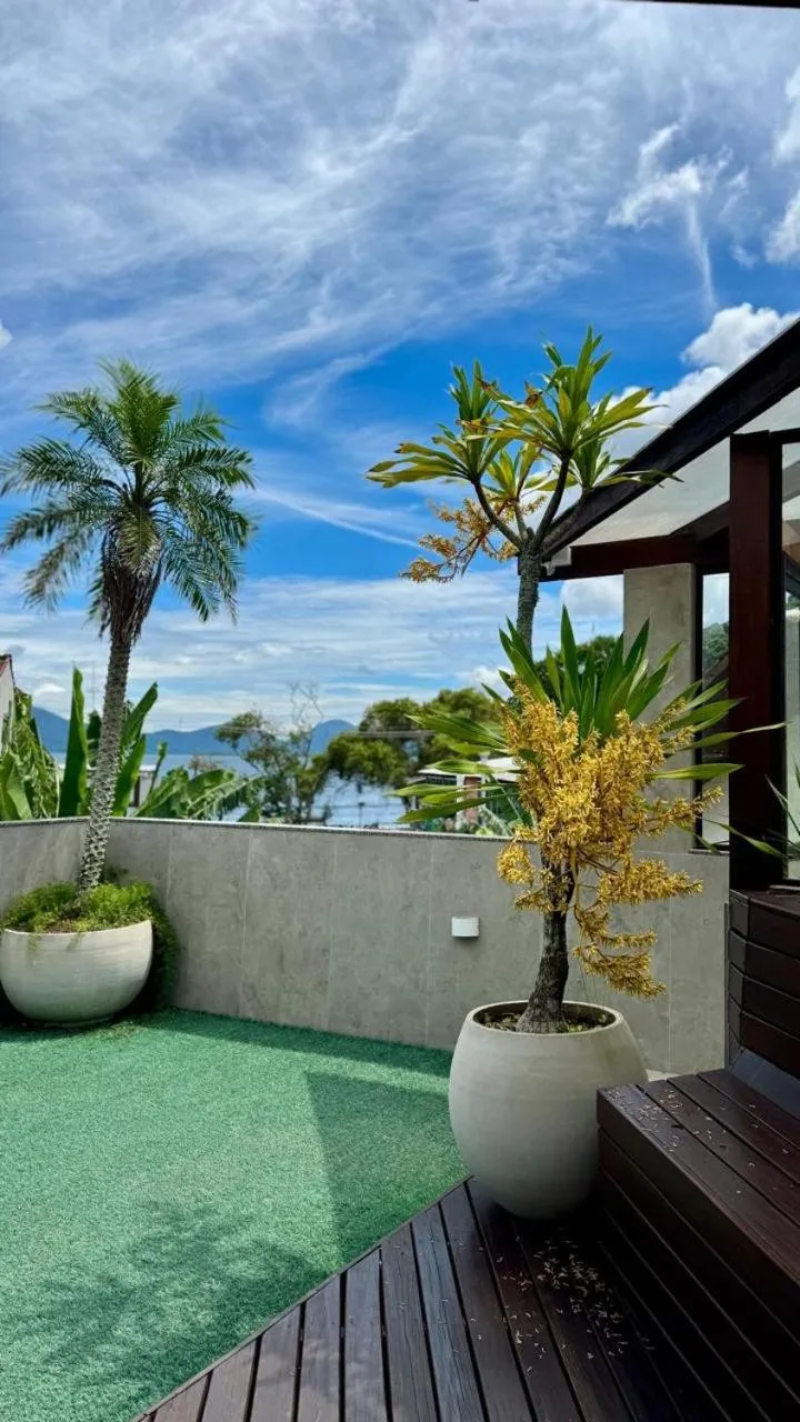 Balcony/Terrace in Pousada Pedra Rosa
