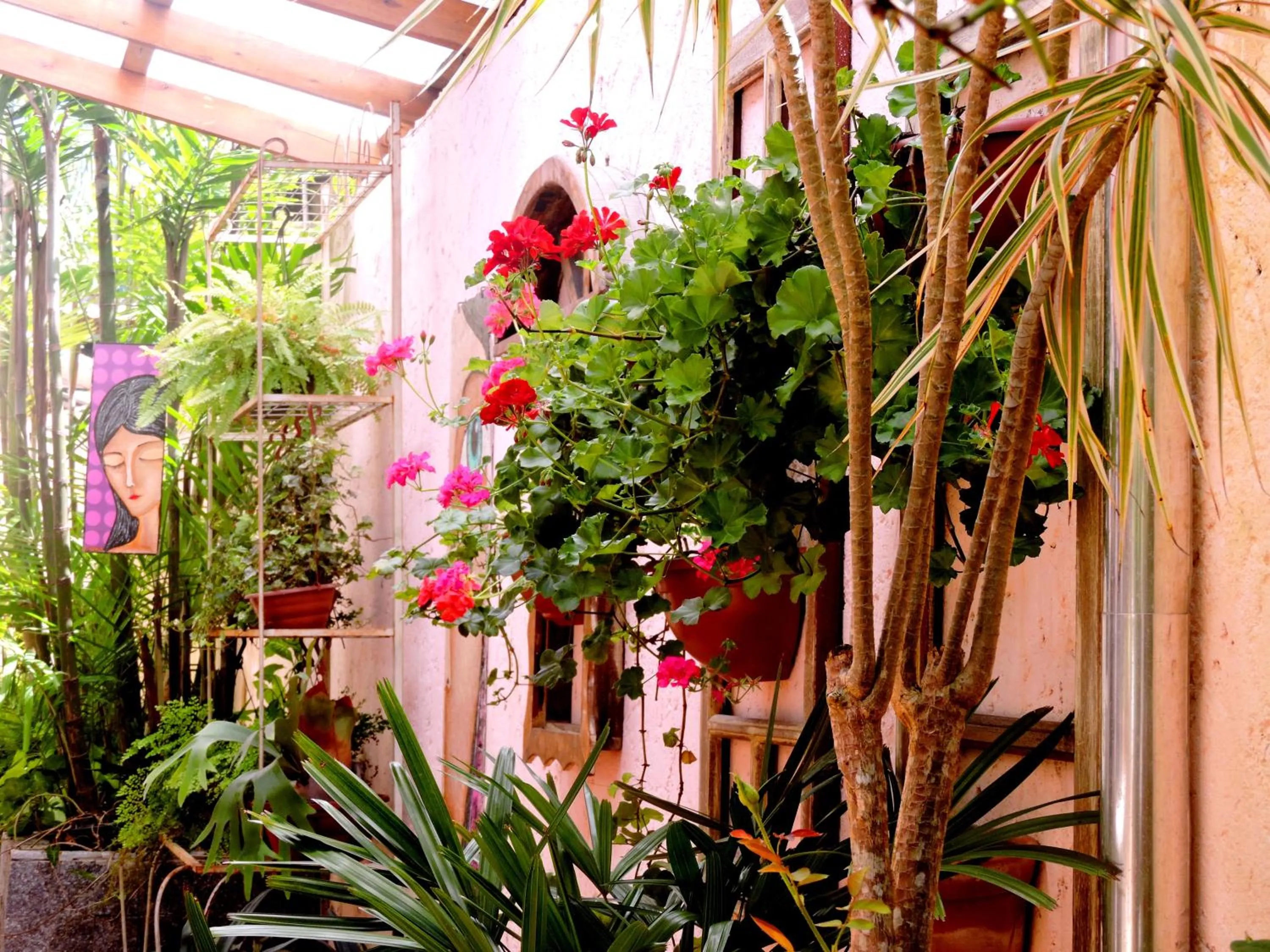 Garden in Pousada Pedra Rosa