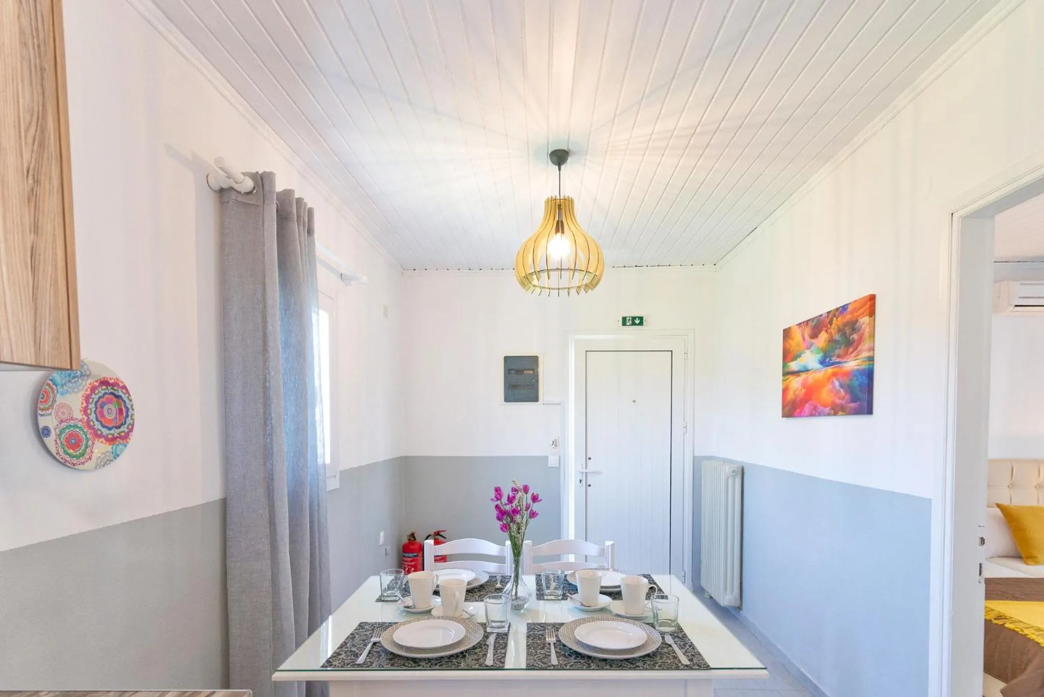 Dining area in Zografia