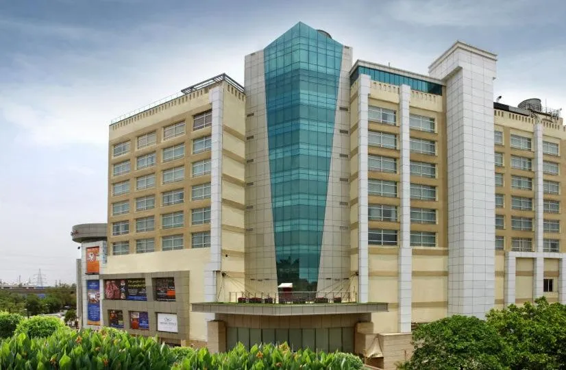 Property building in Mahagun Sarovar Portico Suites