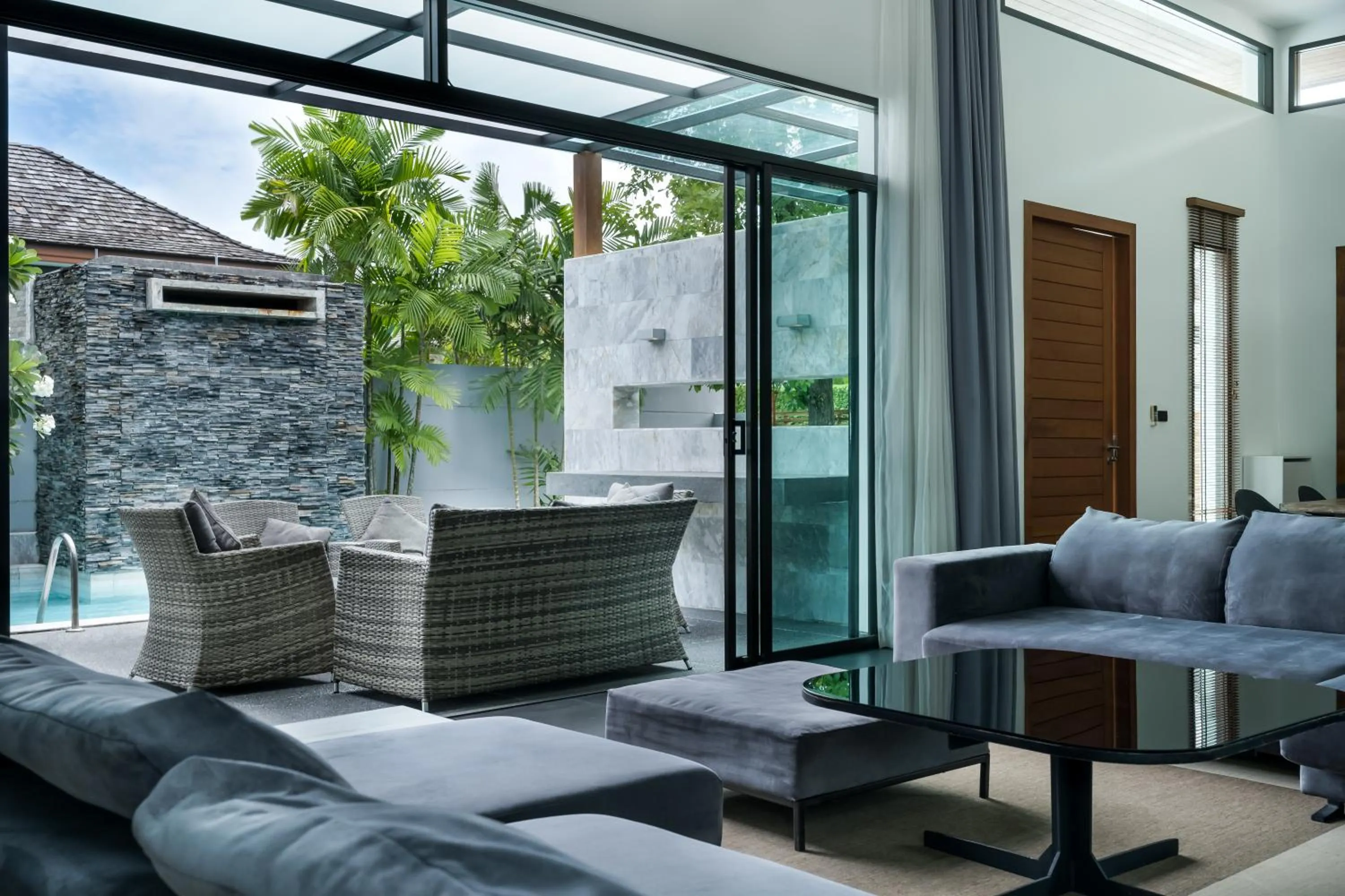 Living room in Coco Kamala from VillaCarte