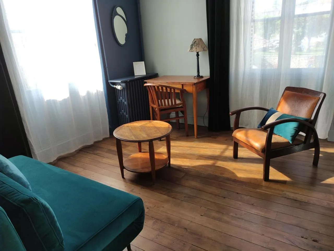 Seating area in Chambres d'hôtes Coté Halles