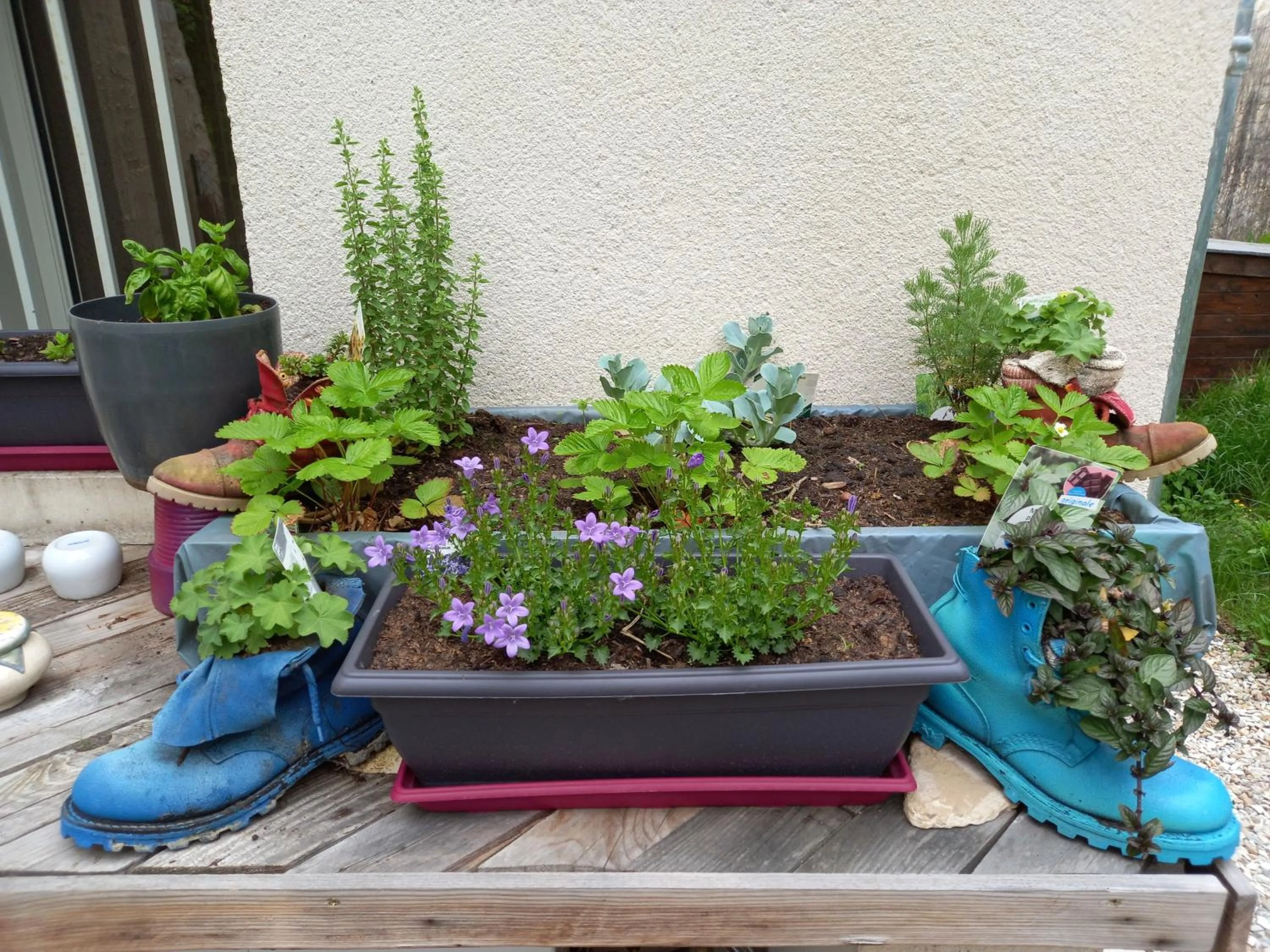 Garden in Aux penates de Toni Beauval
