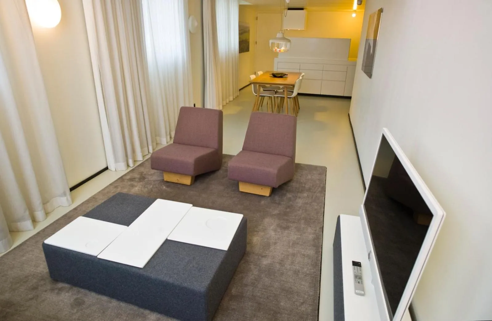 Living room in Urban Residences Maastricht