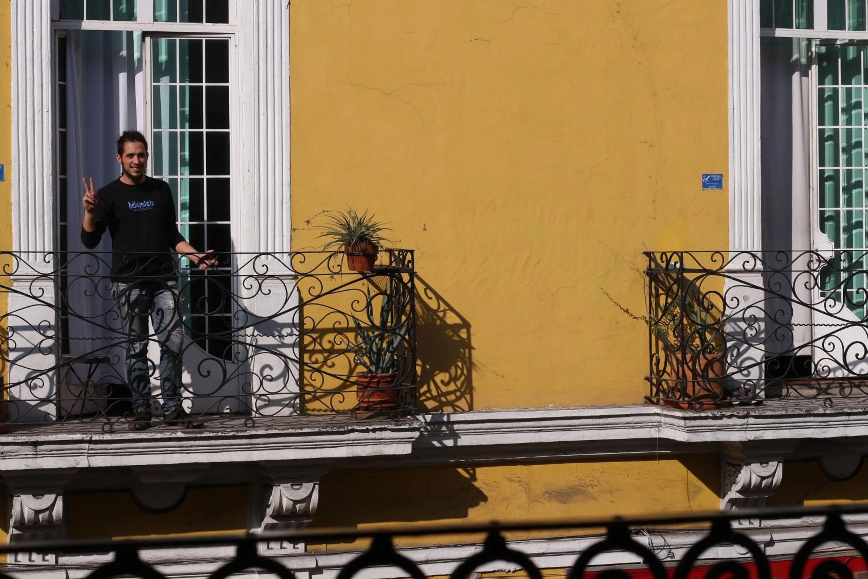 Balcony/Terrace in Hostel Hospedarte Centro