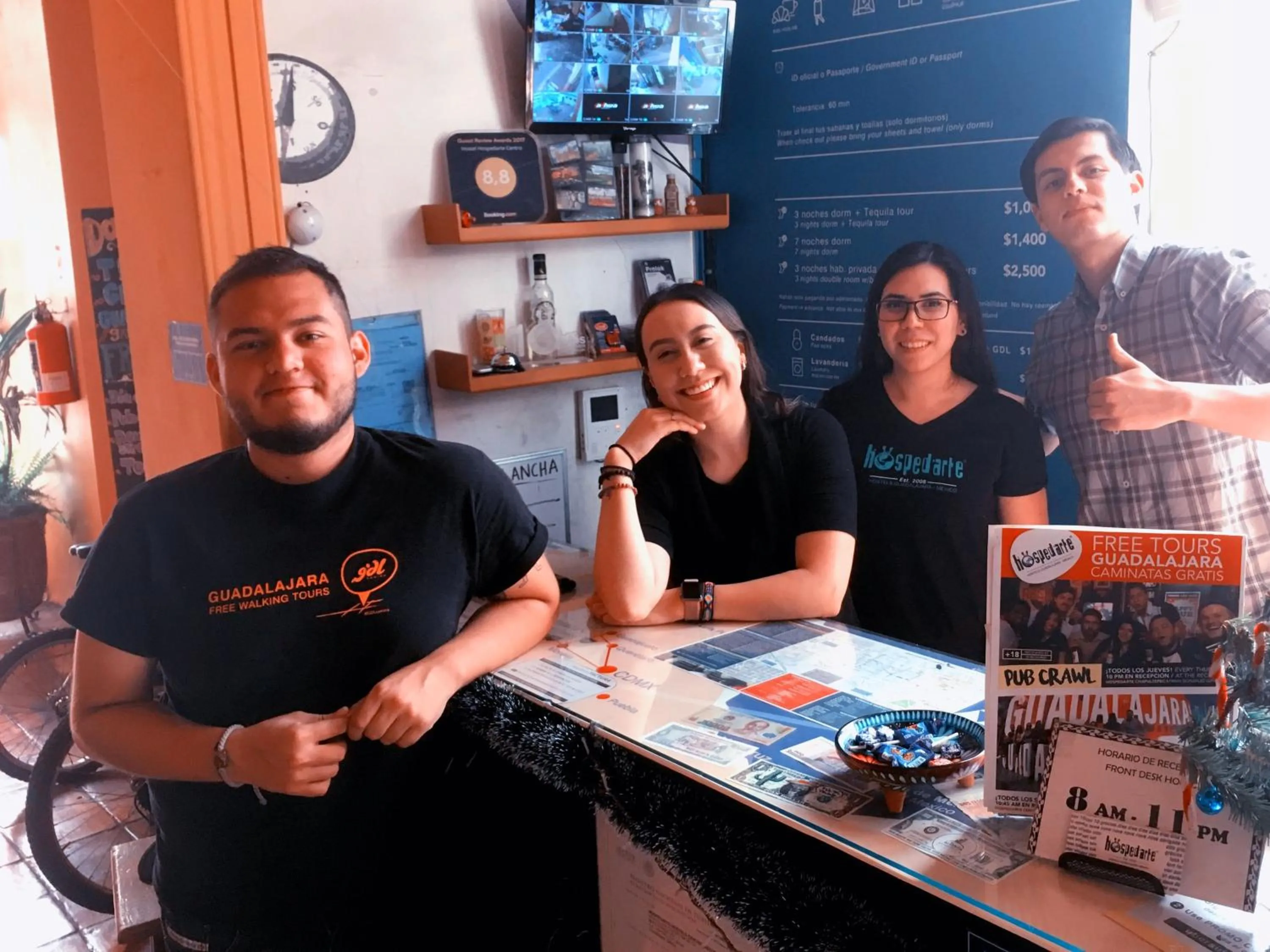 Staff in Hostel Hospedarte Centro