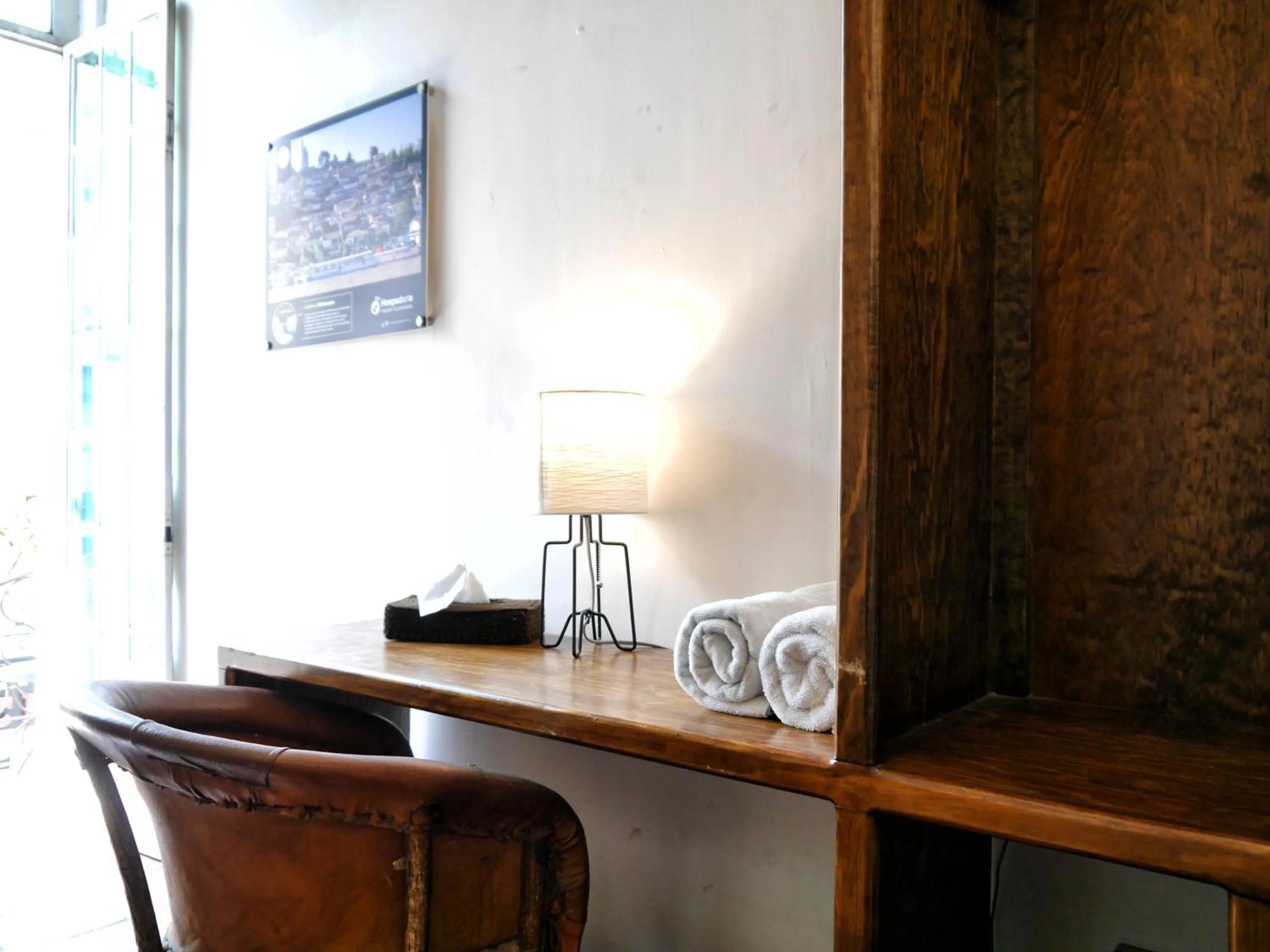 Seating area in Hostel Hospedarte Centro