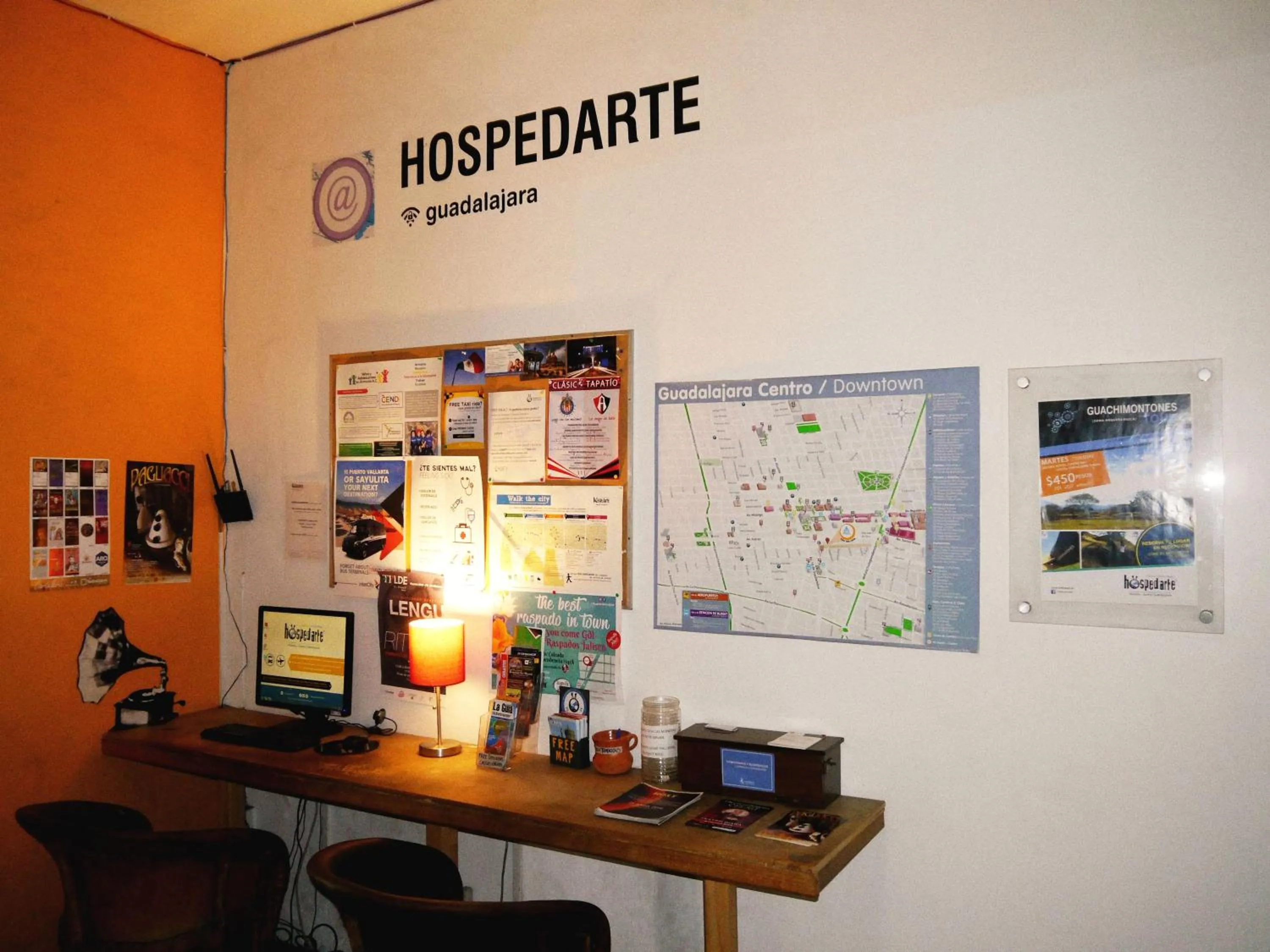 Lobby or reception in Hostel Hospedarte Centro