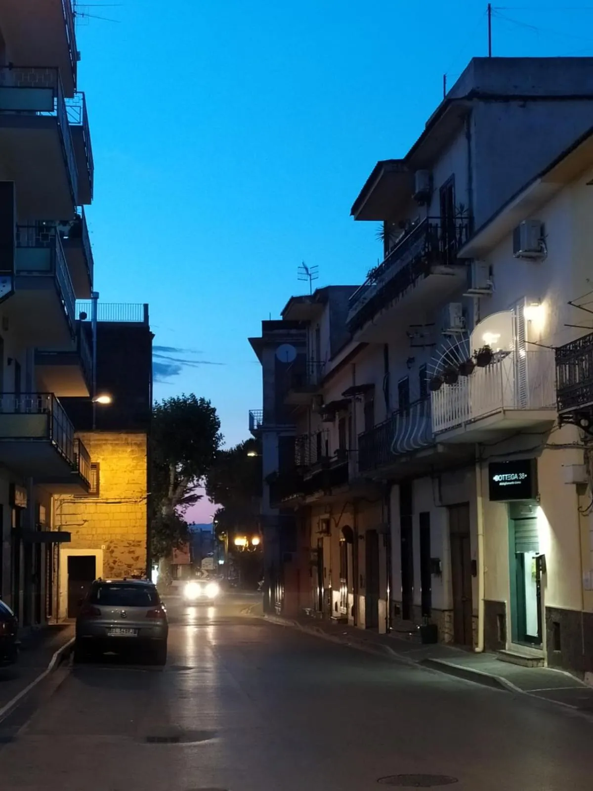 Street view in Flower house