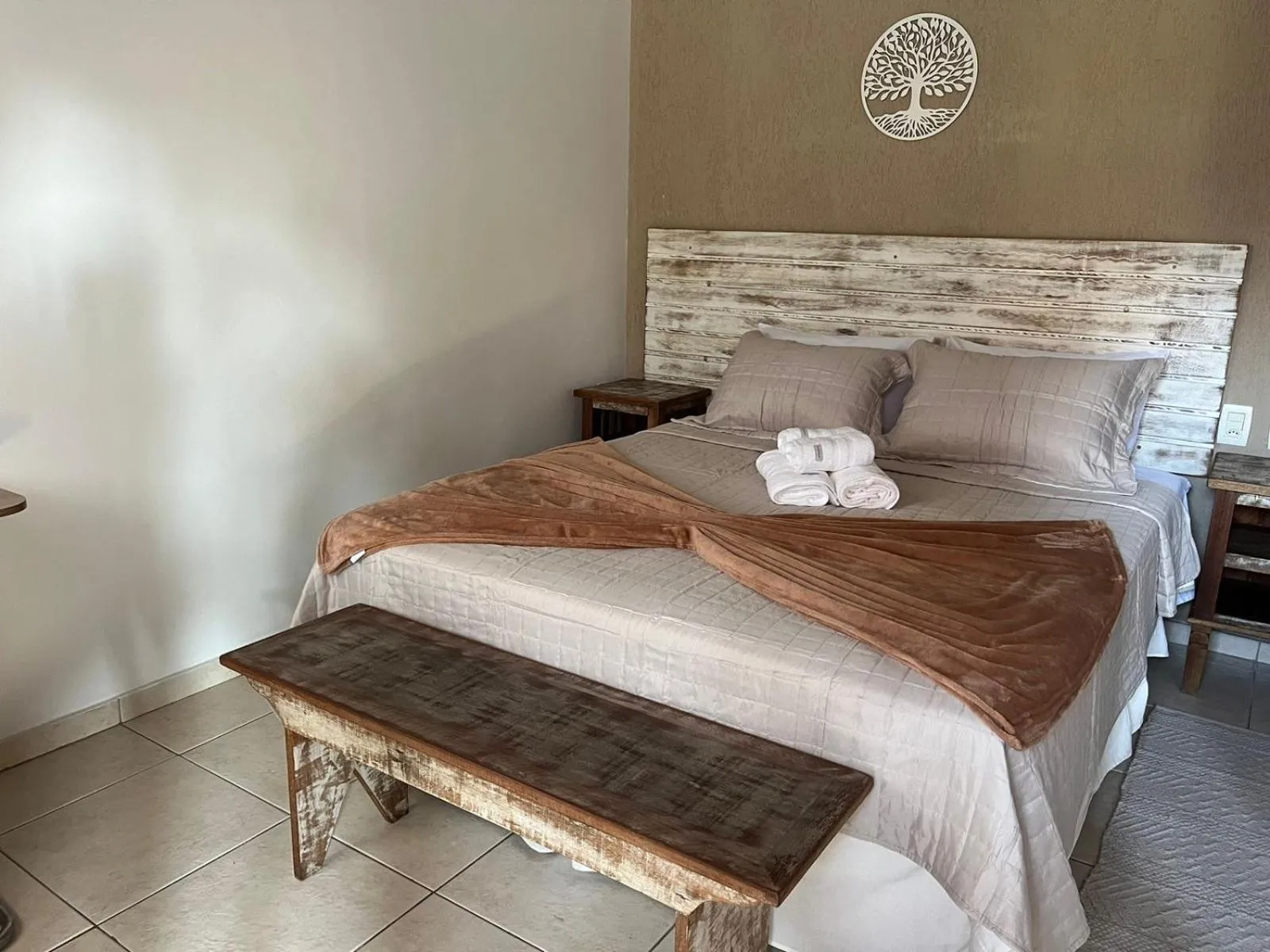 Bed in Guesthouse Casa da Aroeira