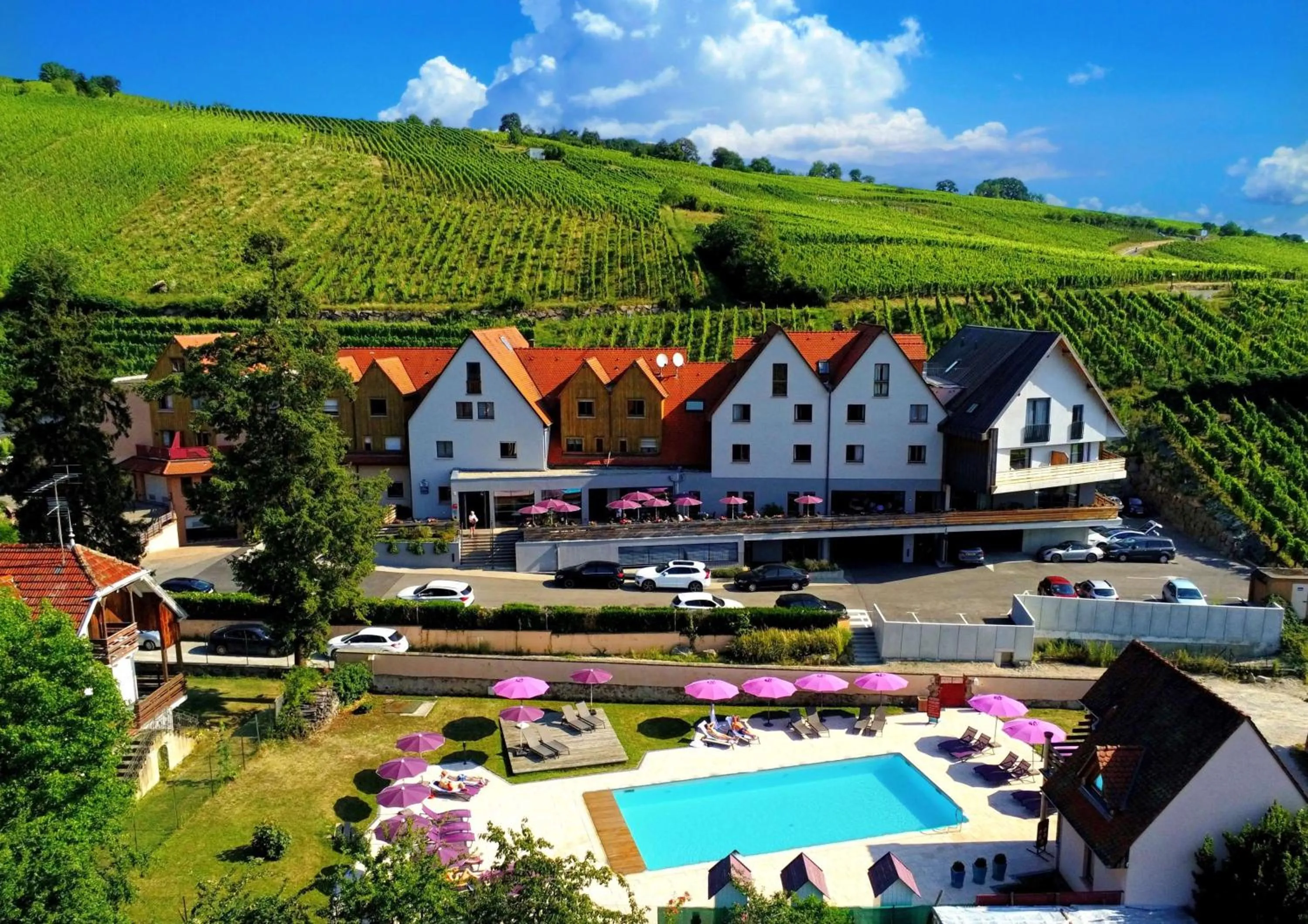 Bird's eye view in Best Western Plus Hotel & SPA Le Schoenenbourg