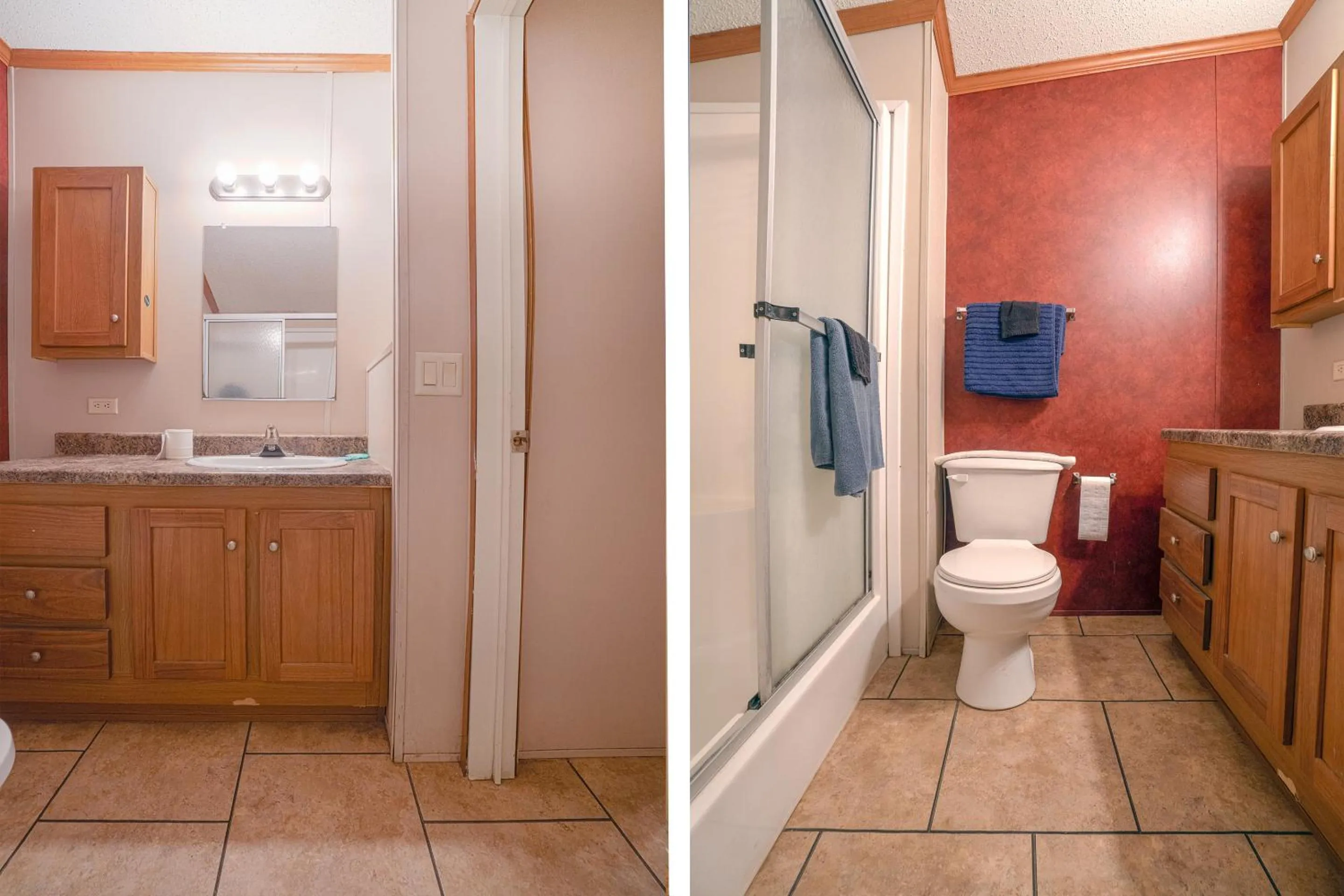 Bathroom in Grand Eagle Ford Lodge & RV Park