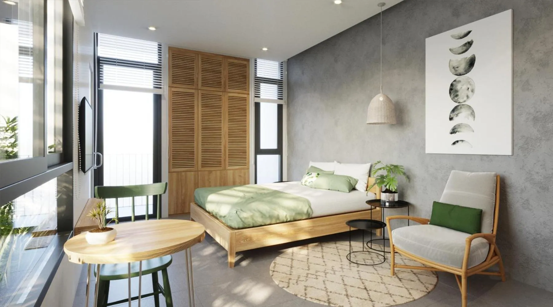 Living room, Bed in Lem's Apartment & Coffee