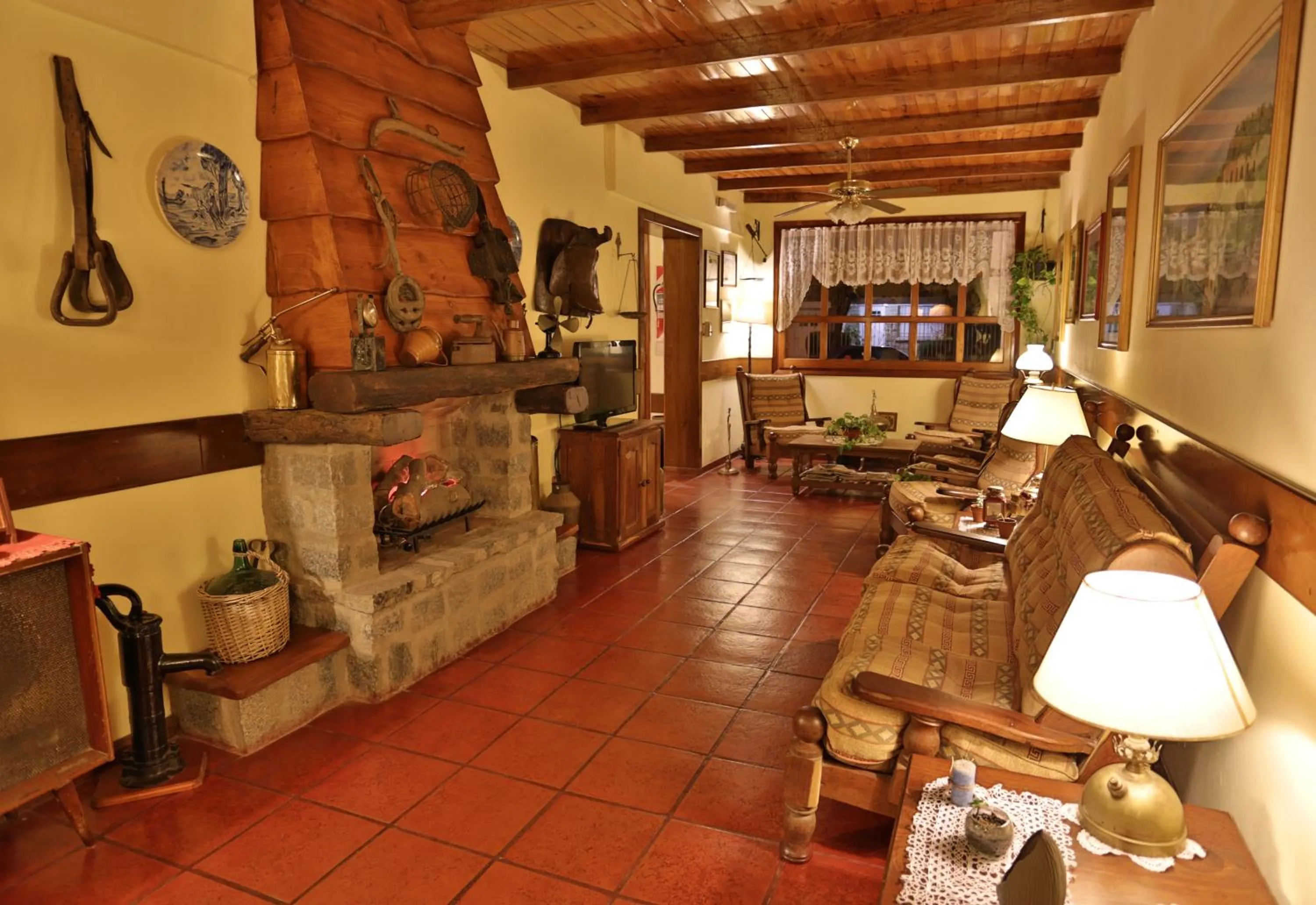 Living room in Hosteria Sirenuse