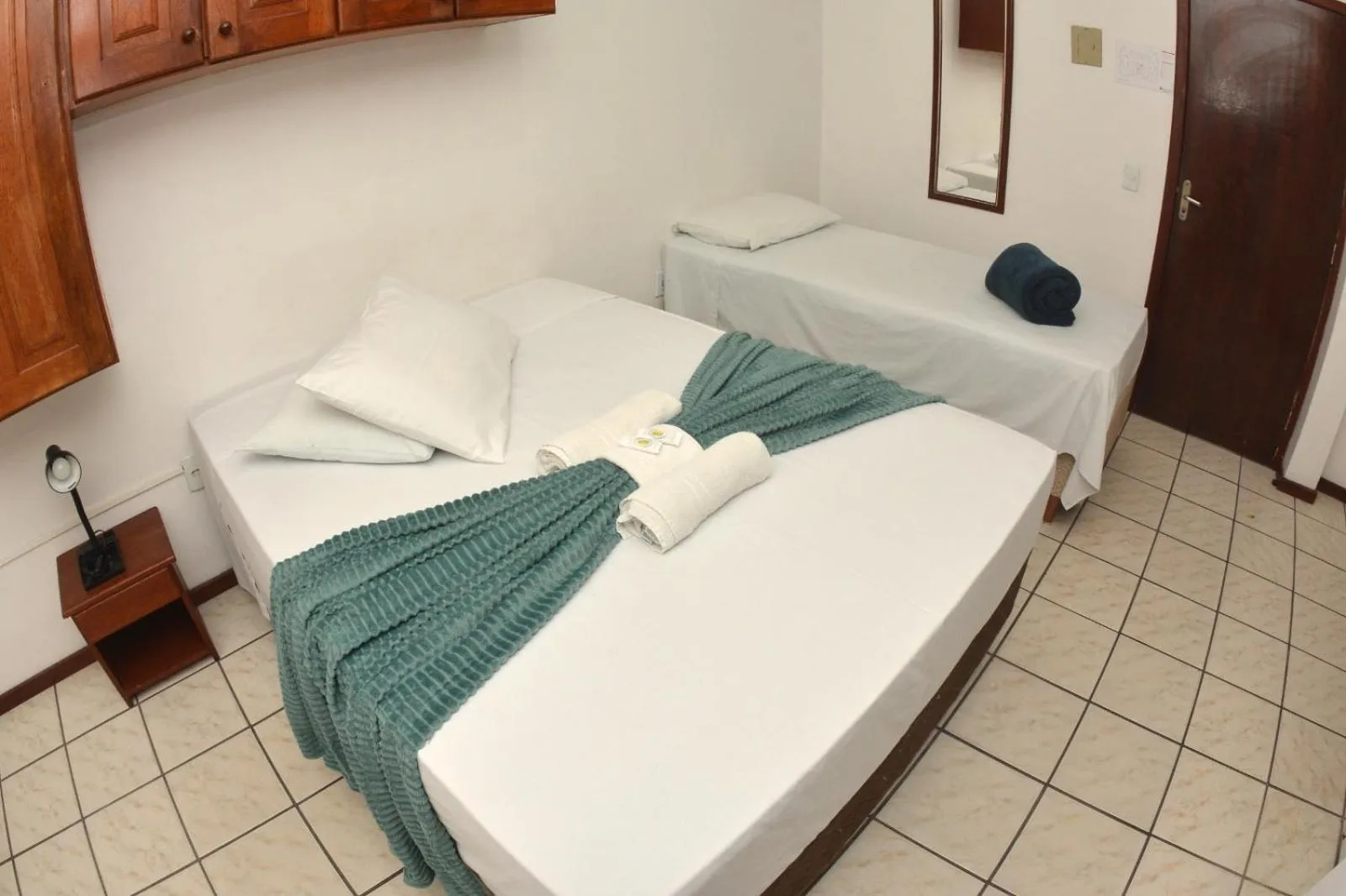 Bed in Hotel Dom Fish