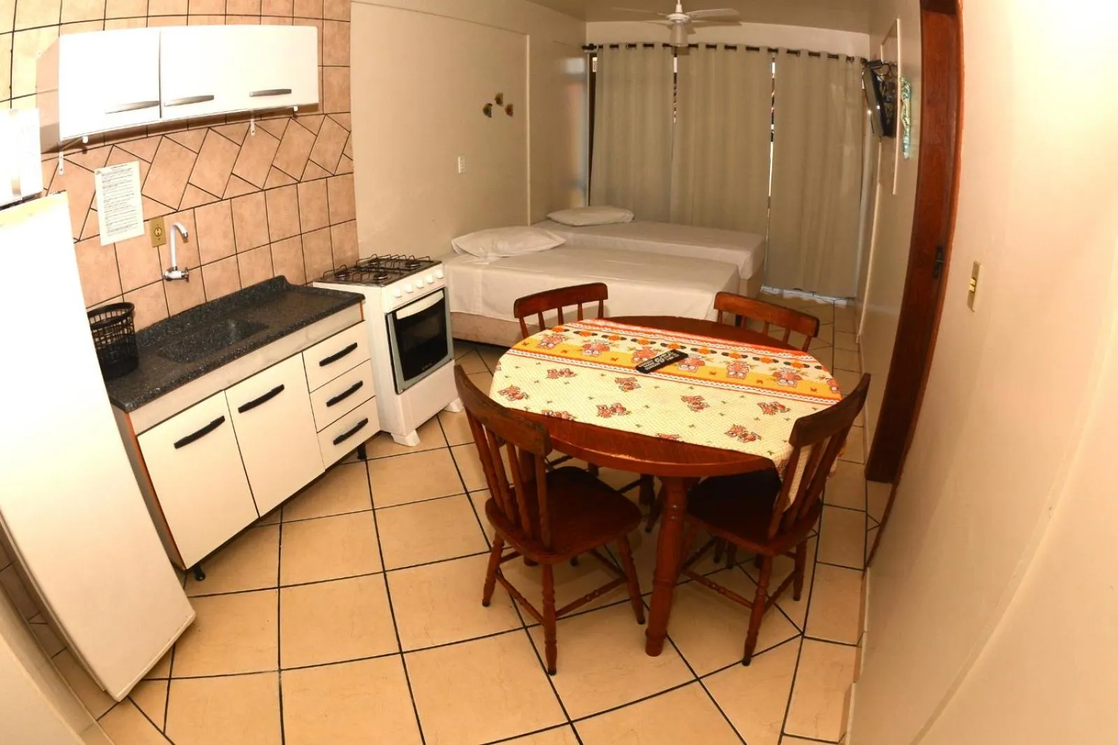 Bed in Hotel Dom Fish