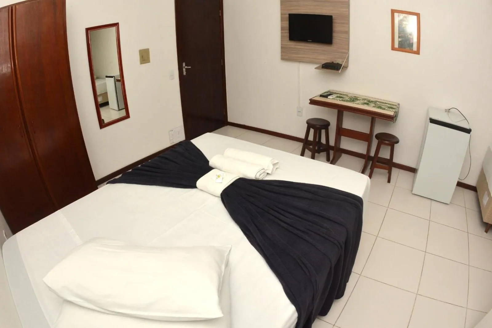 Bed in Hotel Dom Fish