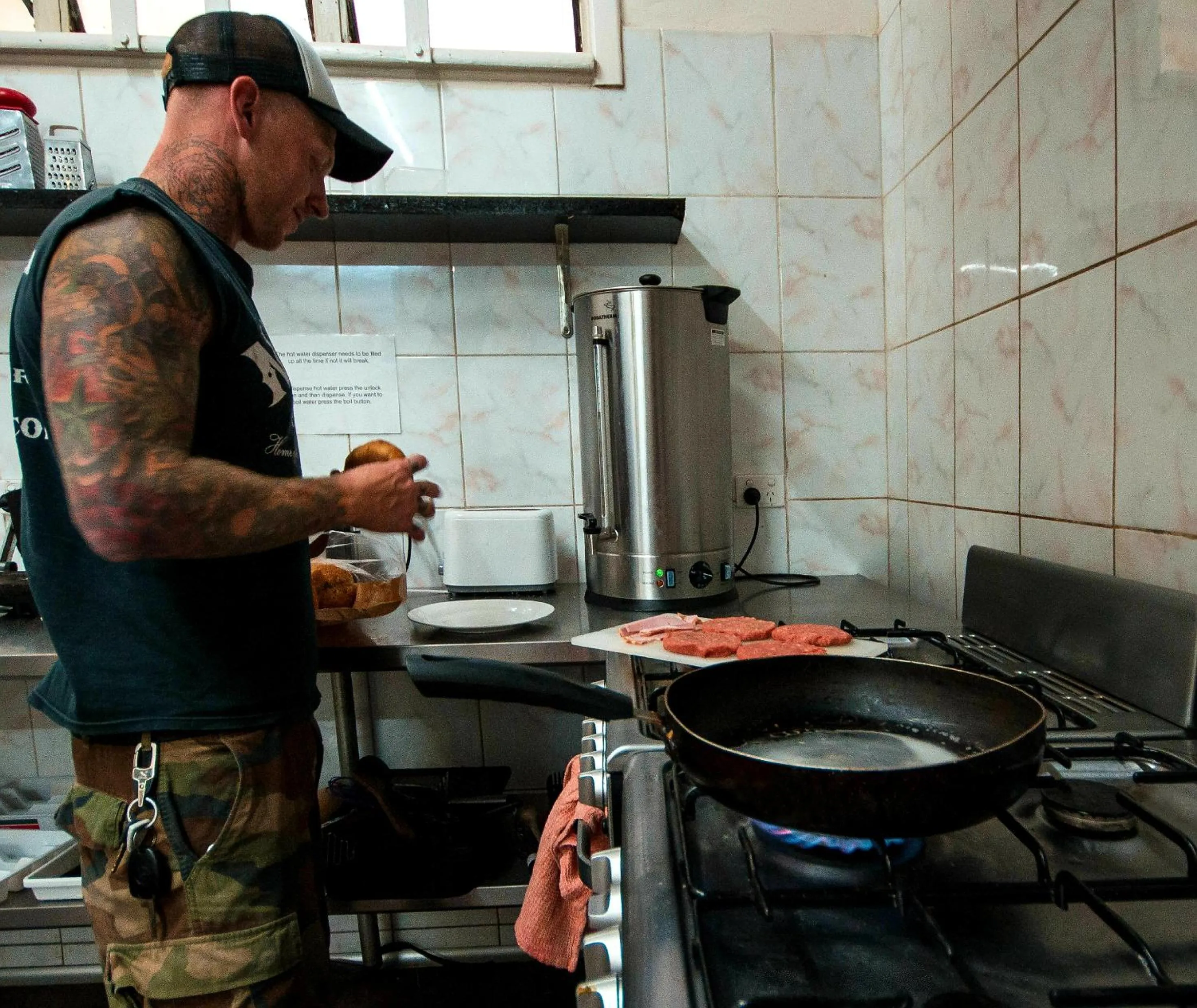 Communal kitchen in The Hive Hostel - Traveler Friendly, Passport Only