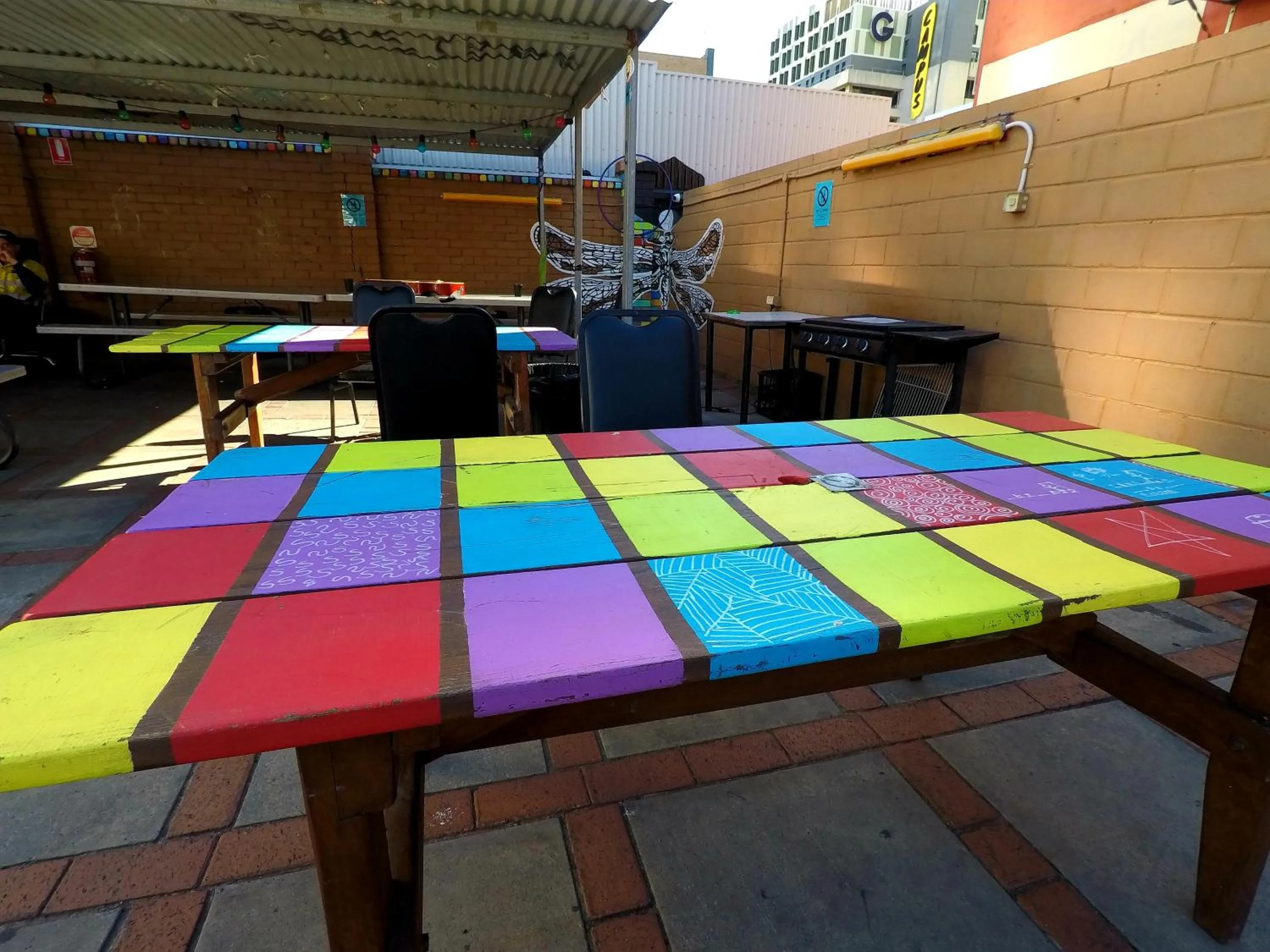 Garden in The Hive Hostel - Traveler Friendly, Passport Only