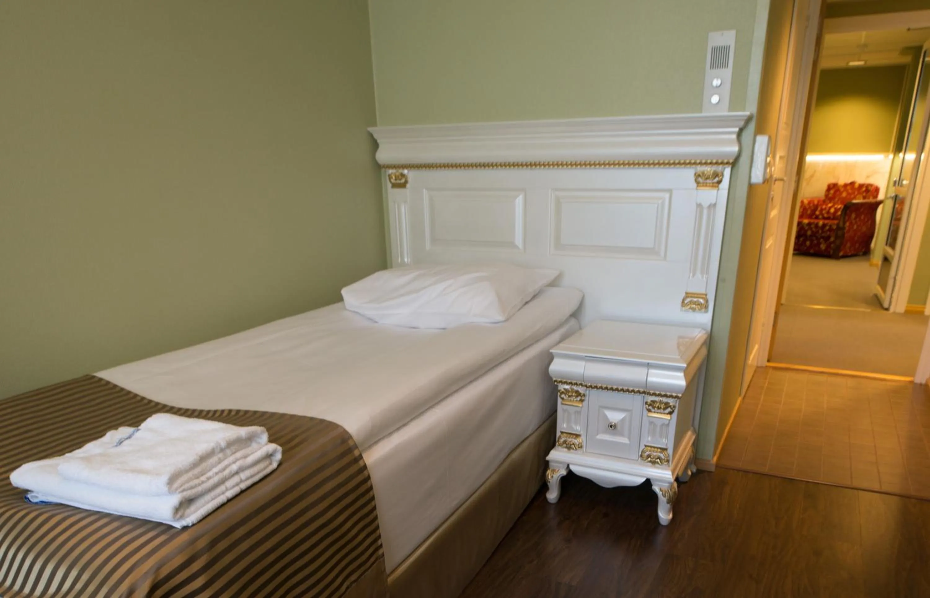 Bed in Hotel Golden Dome Iisalmi