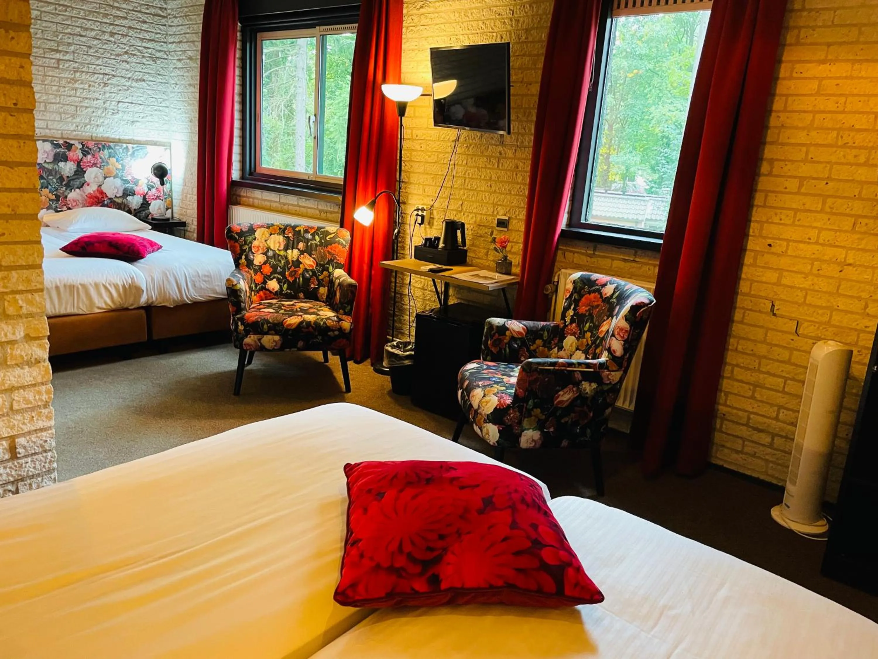 View (from property/room), Bed in Bosrijk Ruighenrode