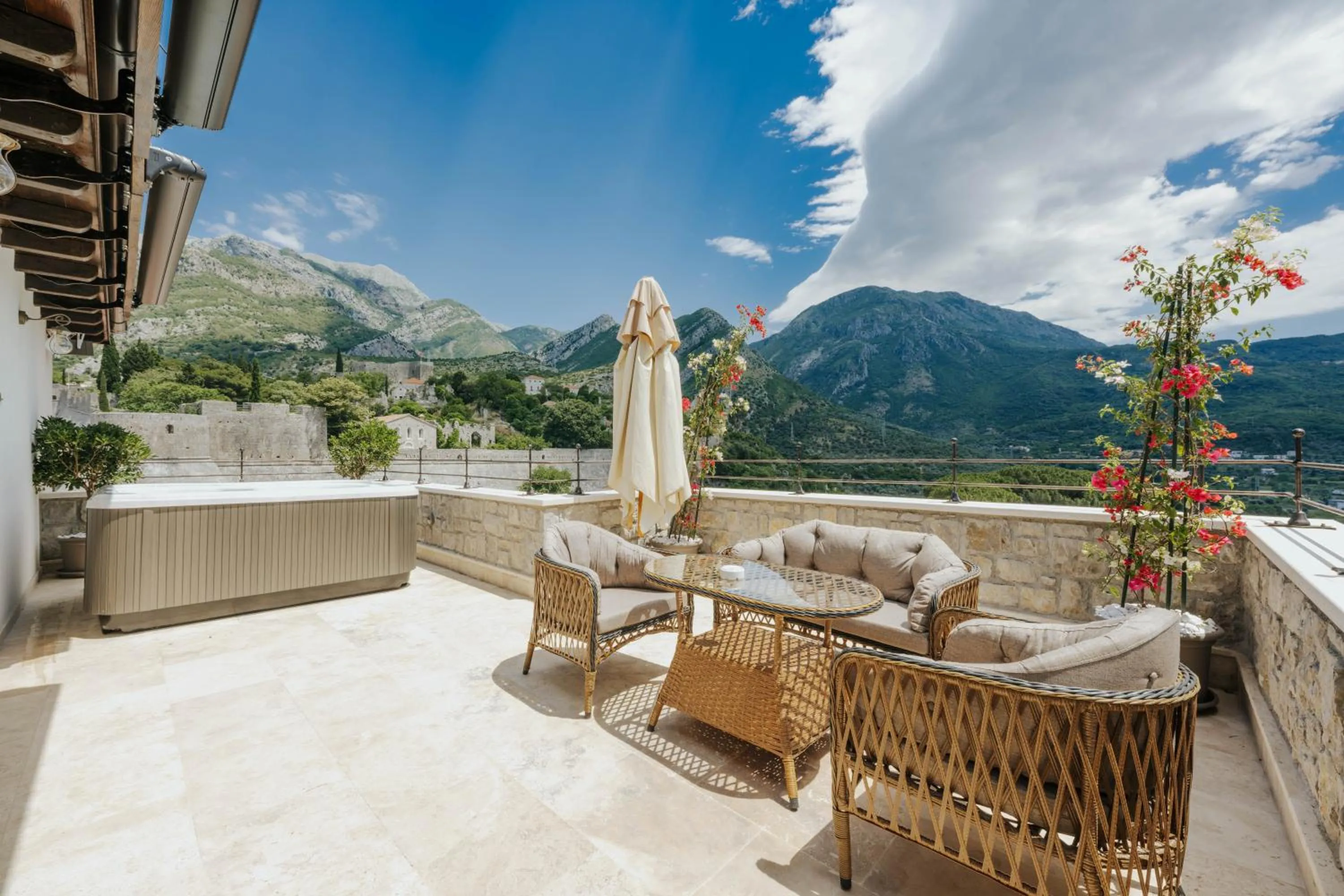 Balcony/Terrace in Stara Čaršija Hotel & SPA