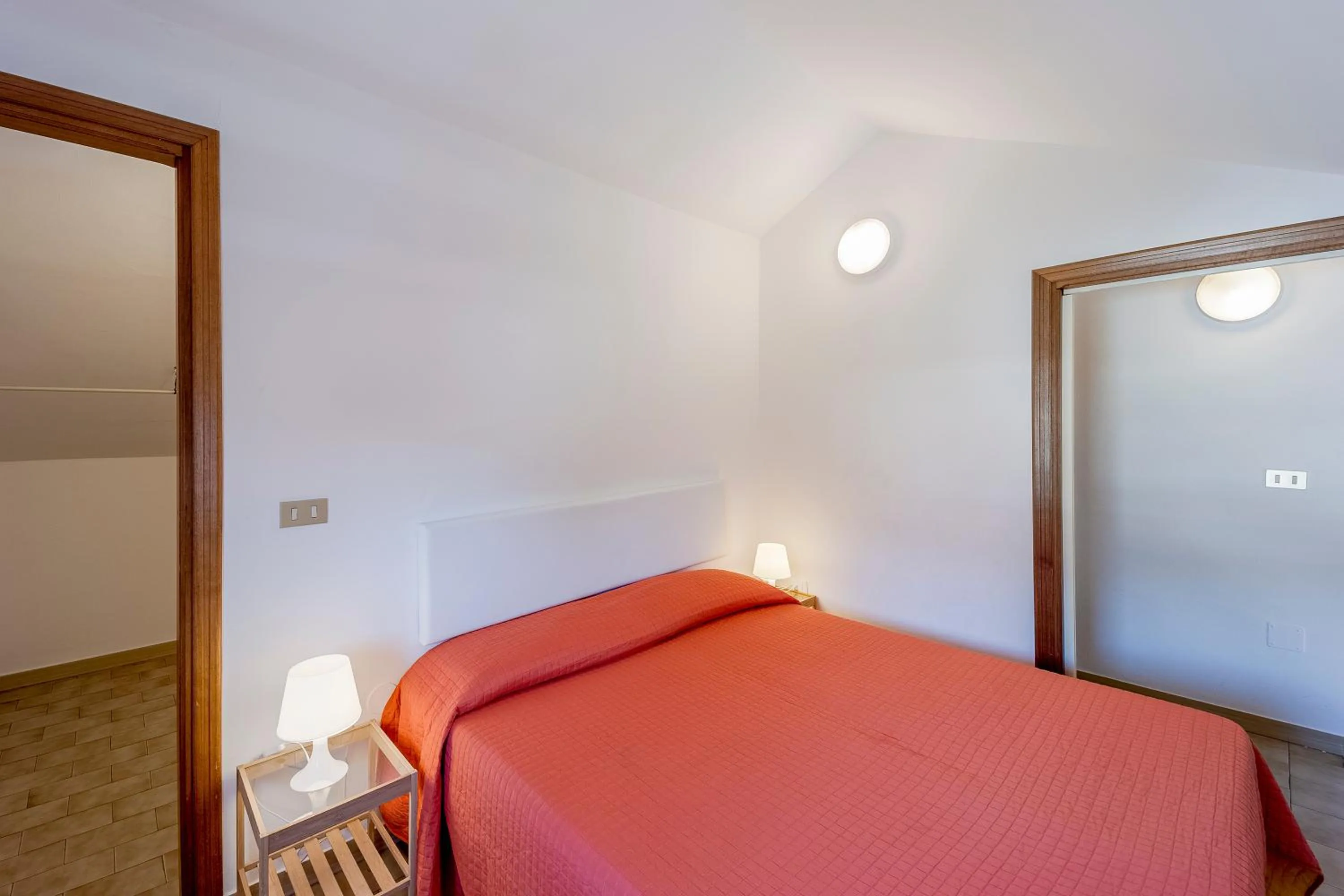 Bedroom, Bed in Loano Apartment Pool & Garden