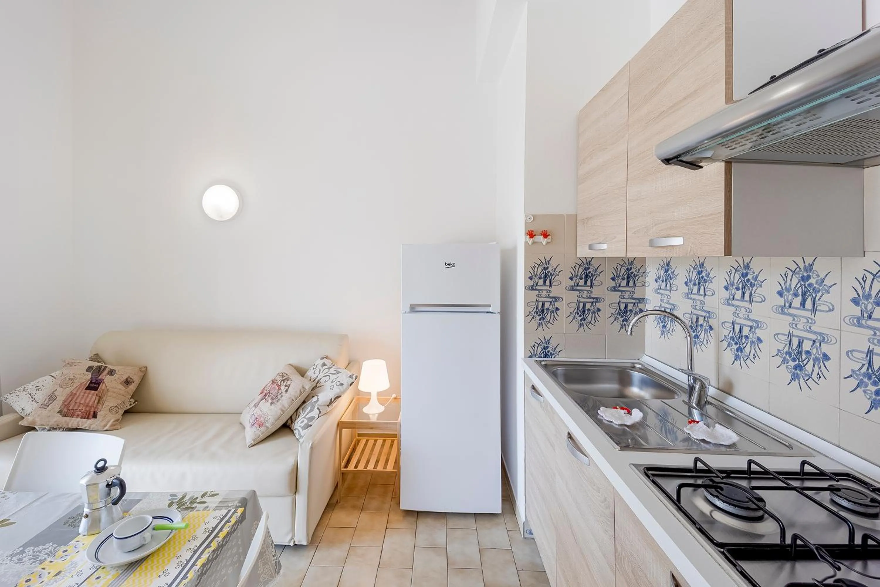 Kitchen or kitchenette in Loano Apartment Pool & Garden
