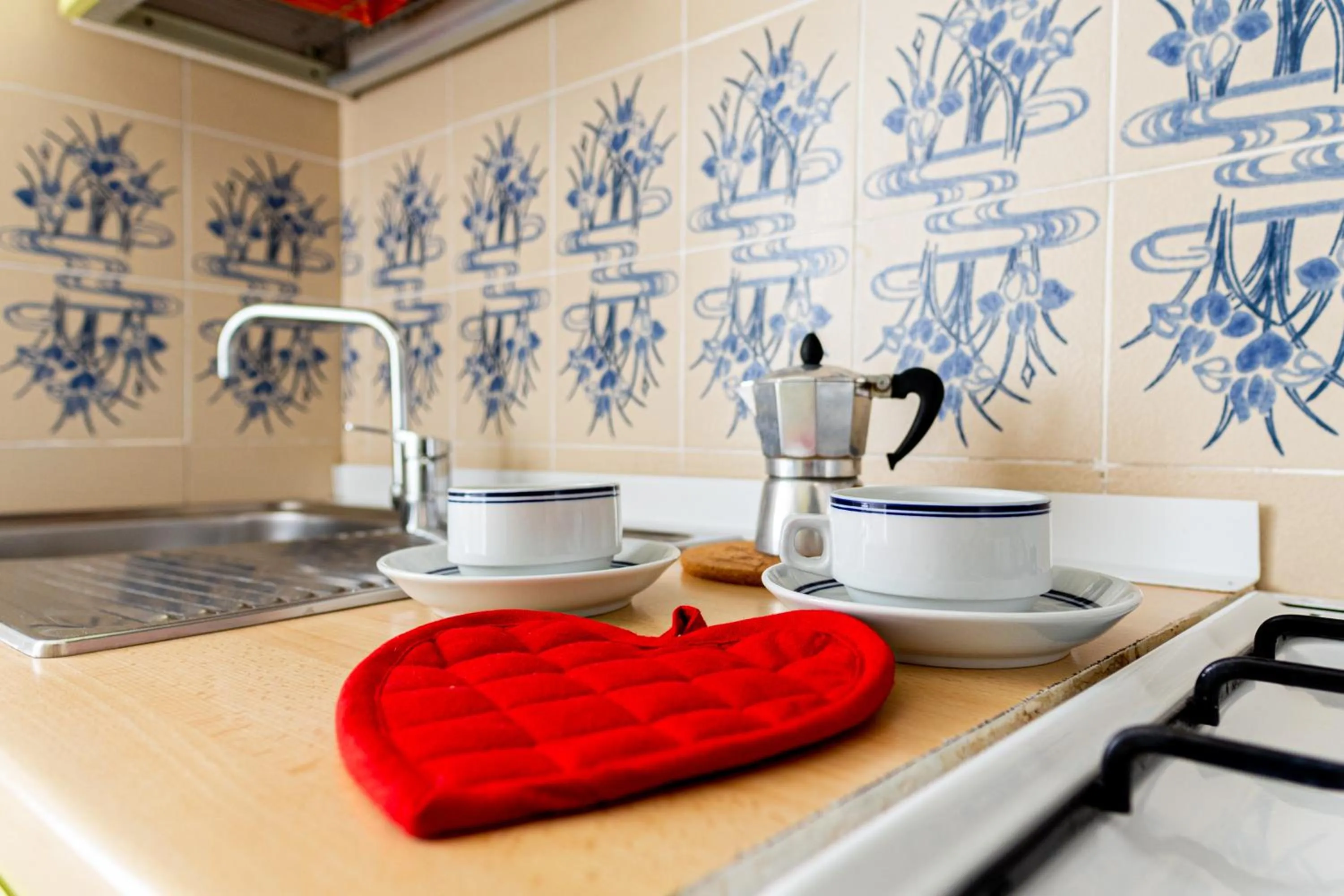 Kitchen or kitchenette in Loano Apartment Pool & Garden