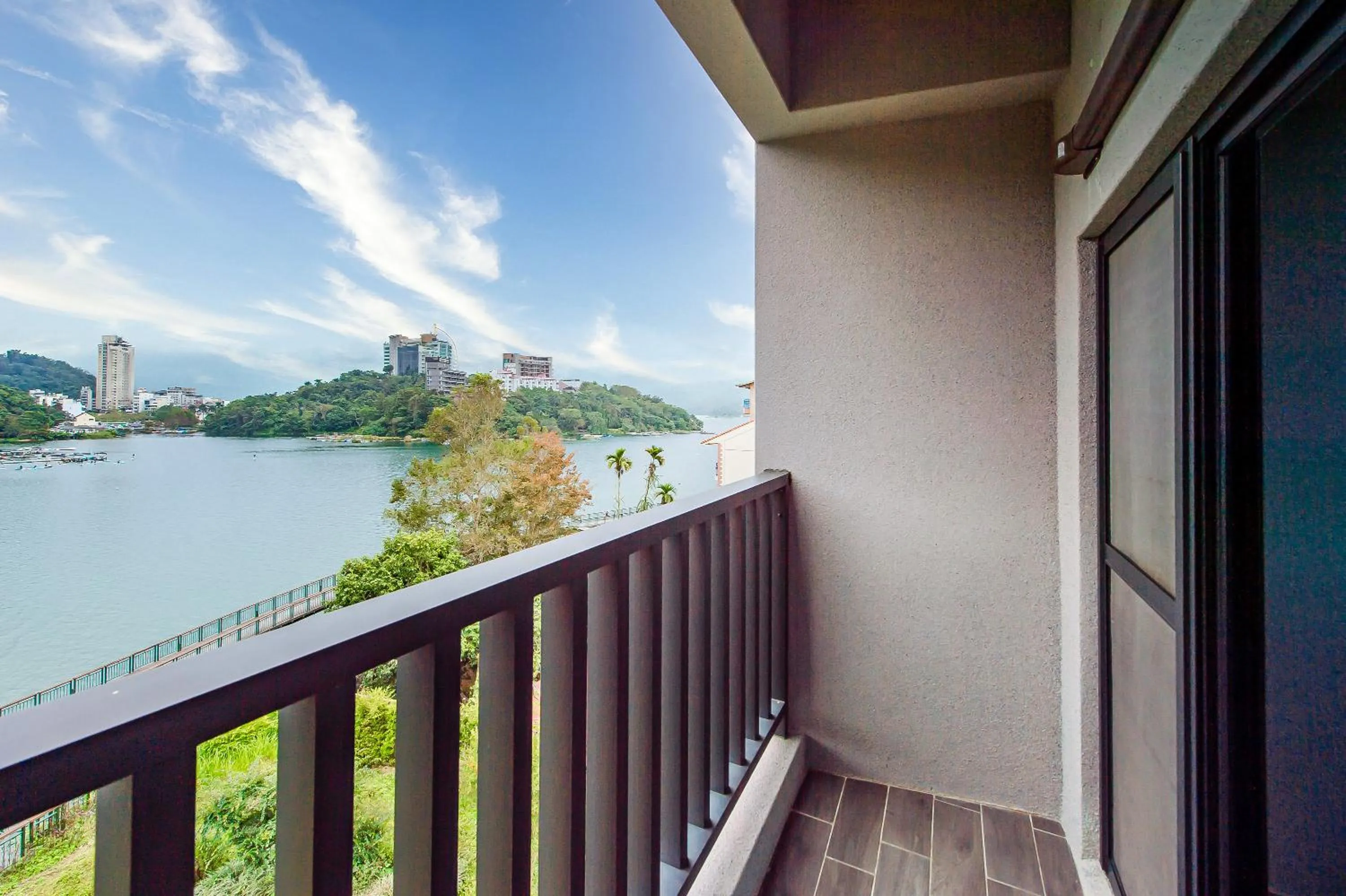 Natural landscape in Sun Moon Lake I Love You