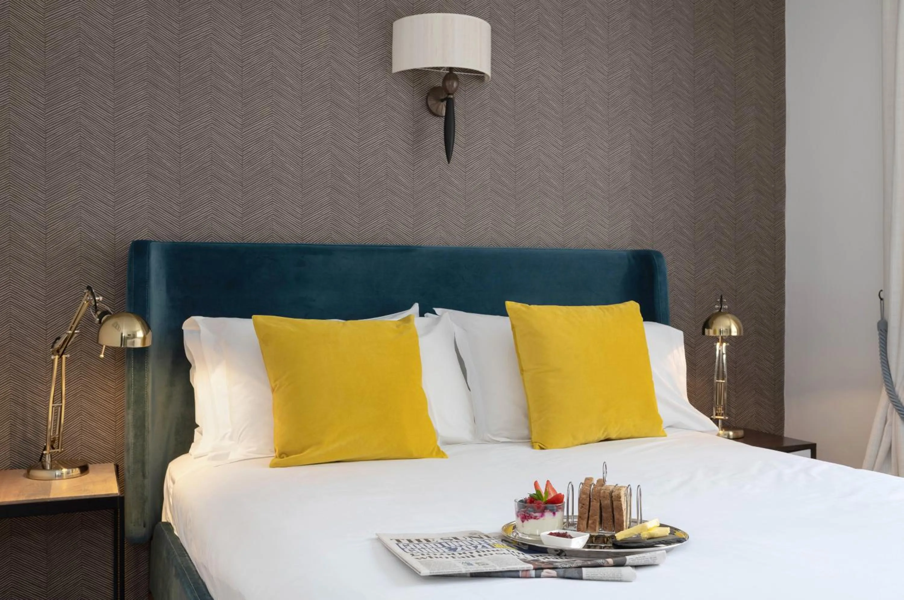 Bed in Limestone Hotel