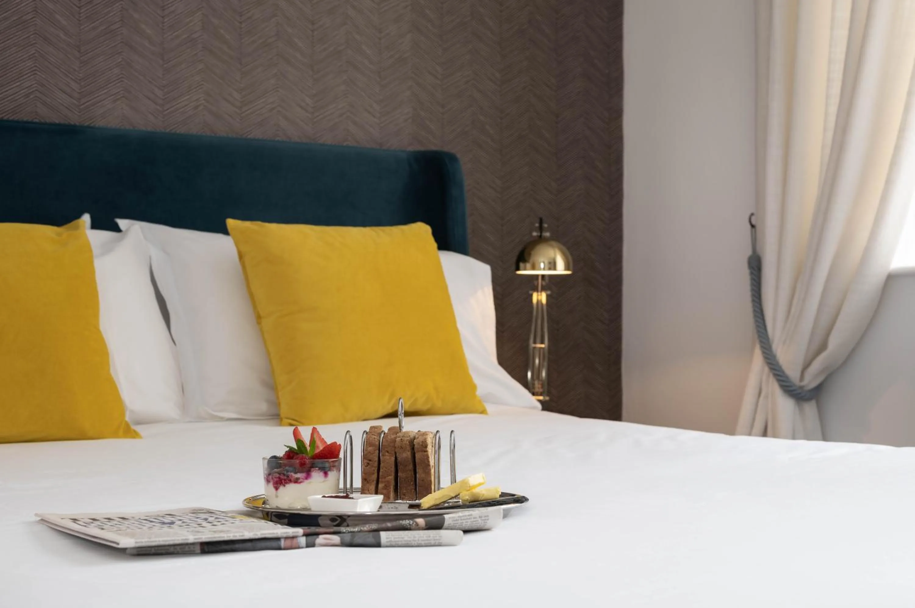 Bed in Limestone Hotel