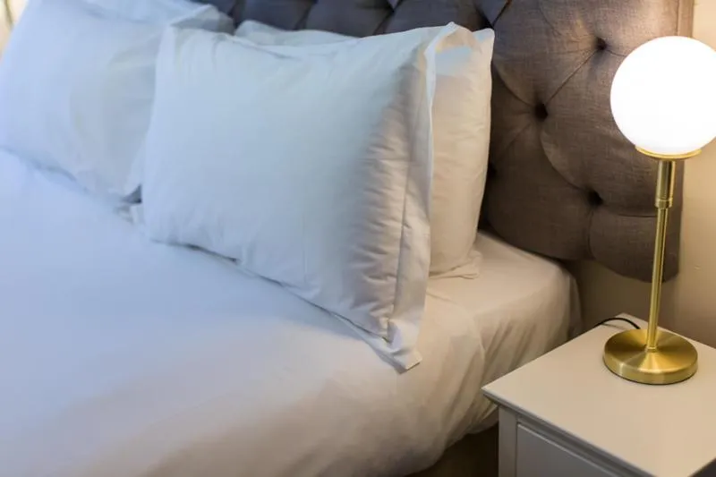 Bed in Limestone Hotel