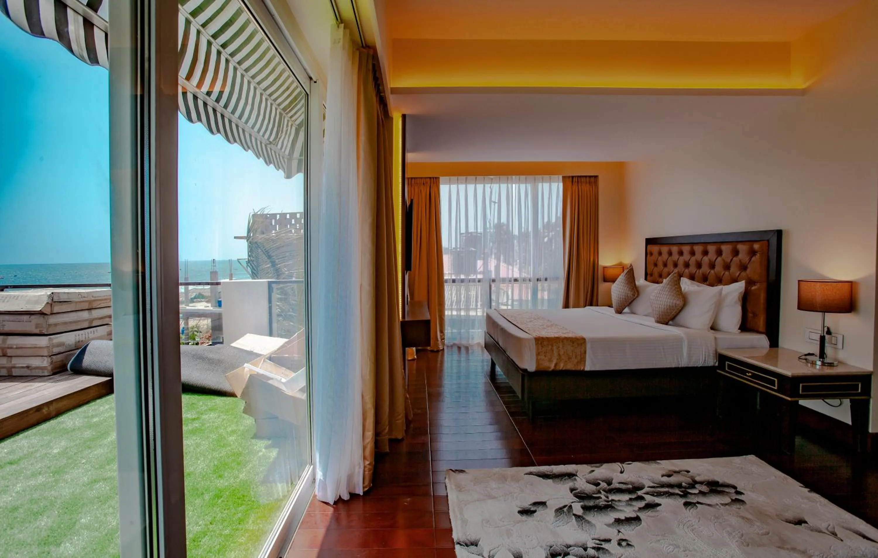 Bed in Royale Exotica, Goa