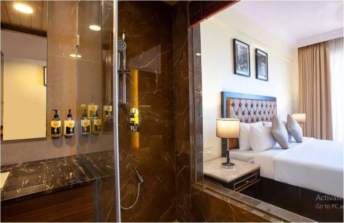 Bed in Royale Exotica, Goa